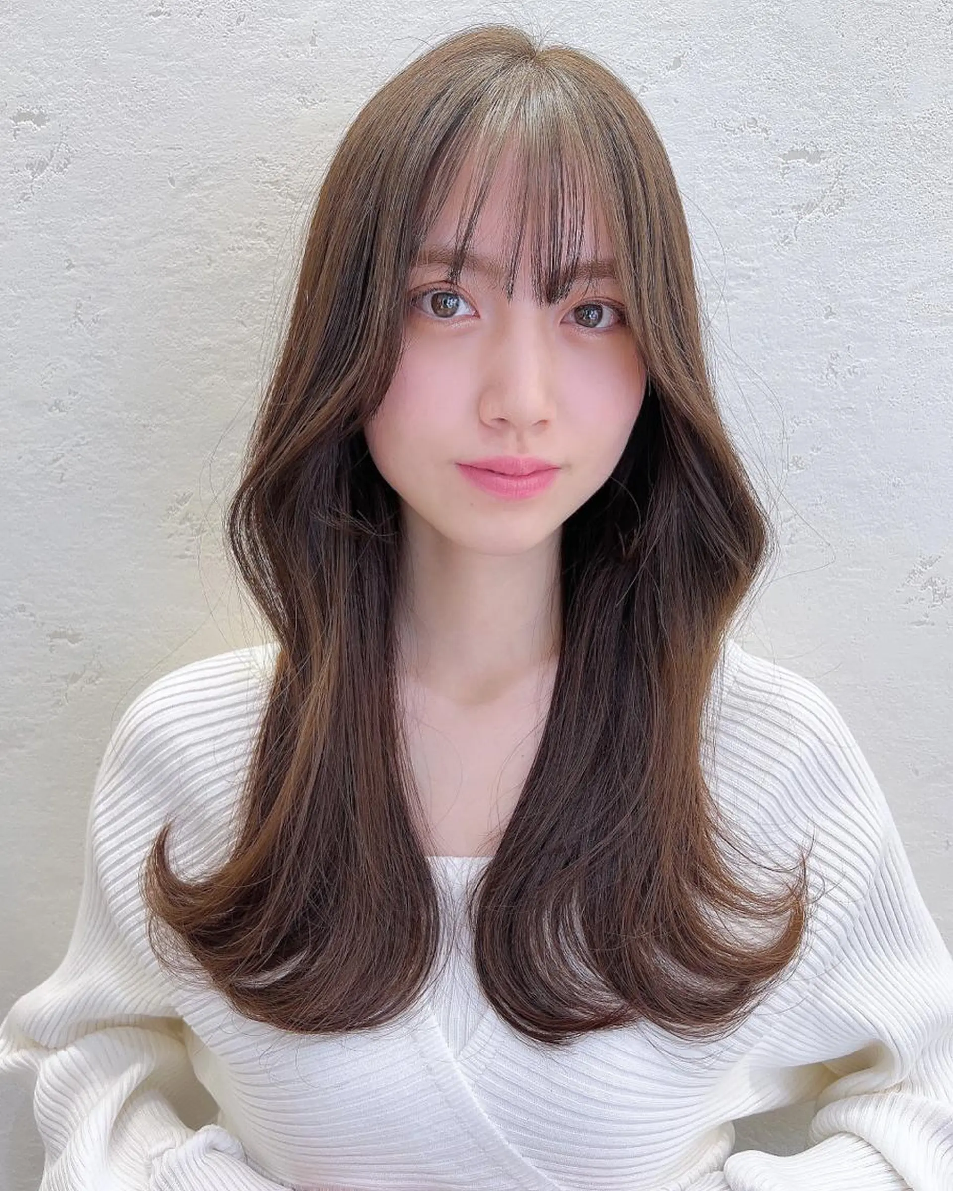 ロング カラー カット トリートメント 韓国ヘア×髪質改善 /yoshikaのヘアスタイル