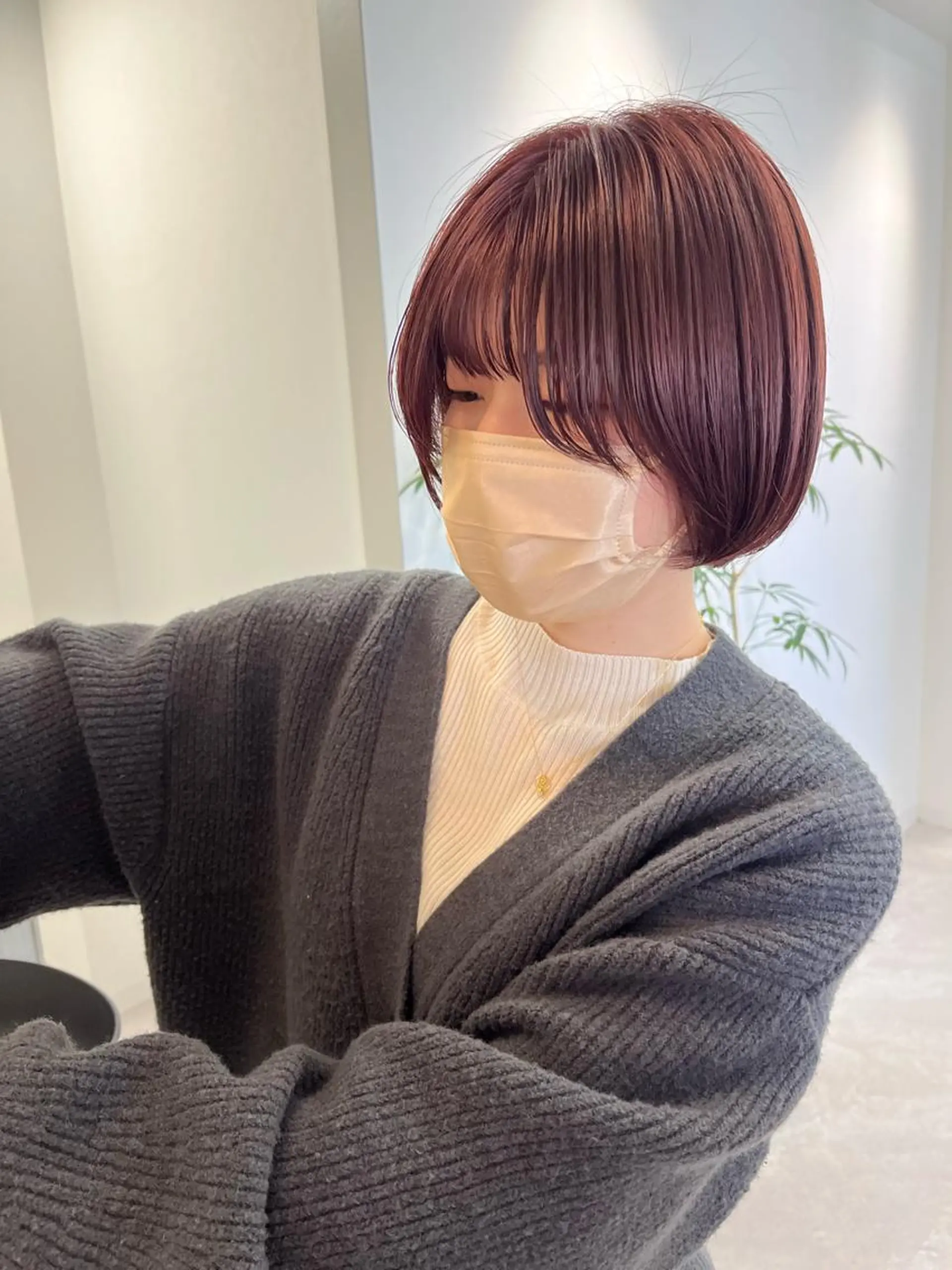 ショート カラー umu.［韓国ヘア /レイヤーカット］のヘアスタイル