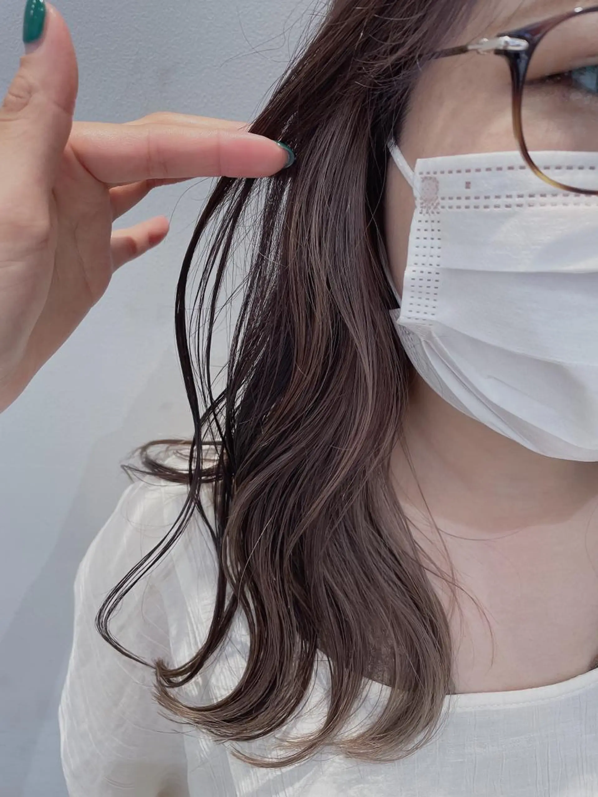 セミロング カラー ヘアカラー トリートメント 🦖鶴岡香純🦖 産休中のヘアスタイル