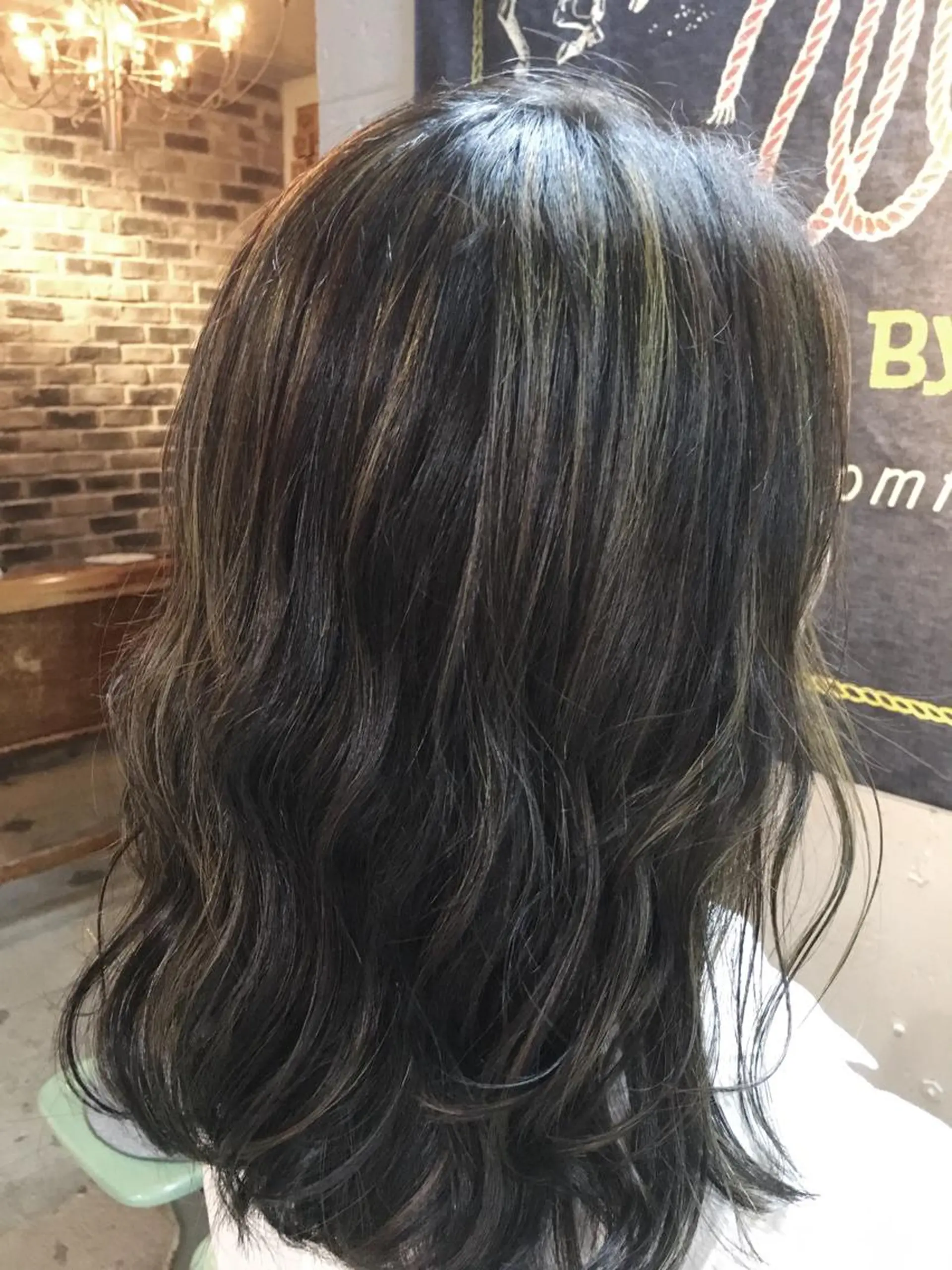 セミロング カラー ヘアカラー トリートメント 代表 中島貴志のヘアスタイル