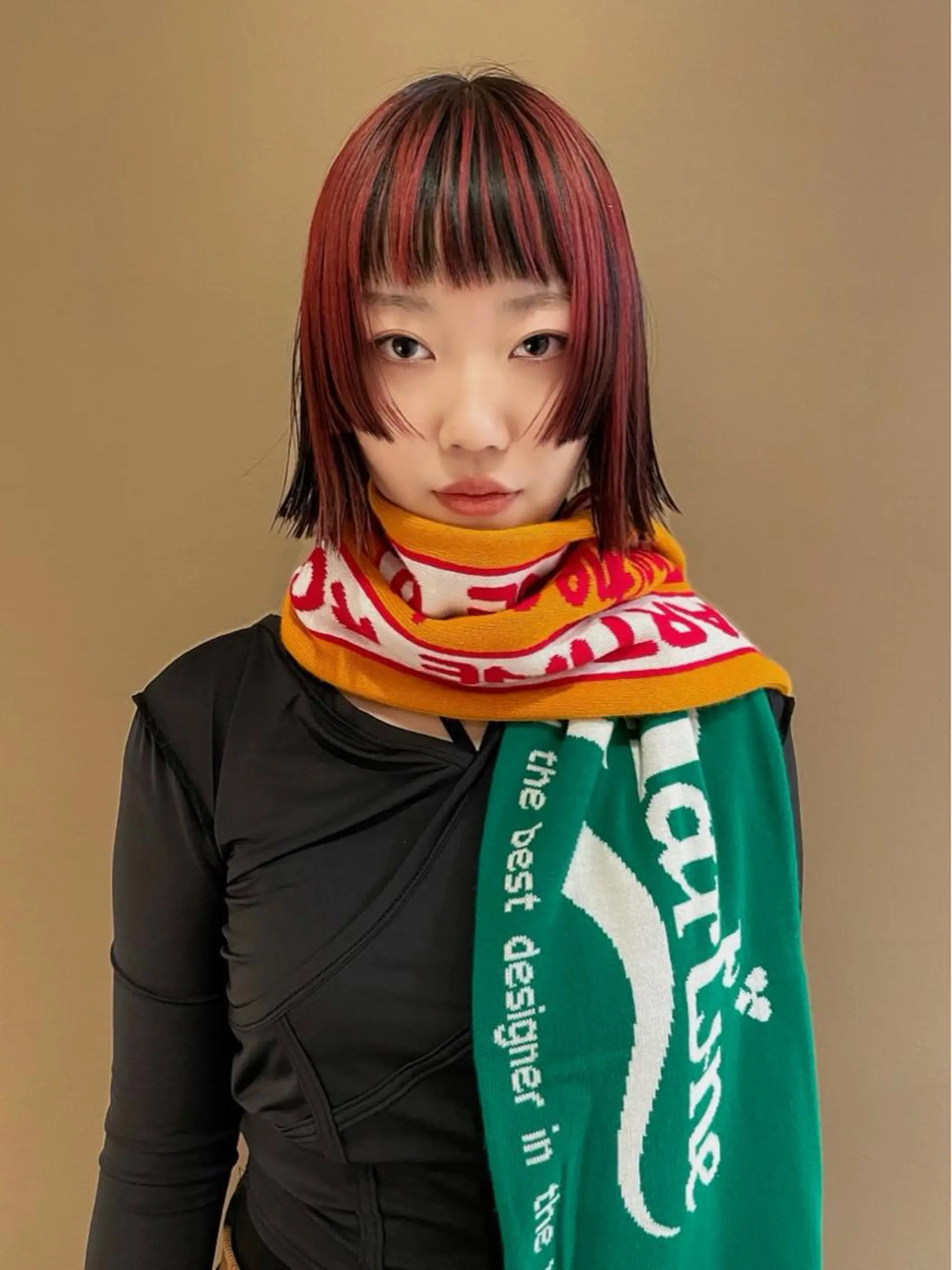 ショート カラー ハイライトカラー ボブ 顔周りカット ハイライト 姫カット カット ヘアカラー トリートメント SALOWIN所属・ブリーチ✨ ボブ✨レイヤーのヘアスタイル