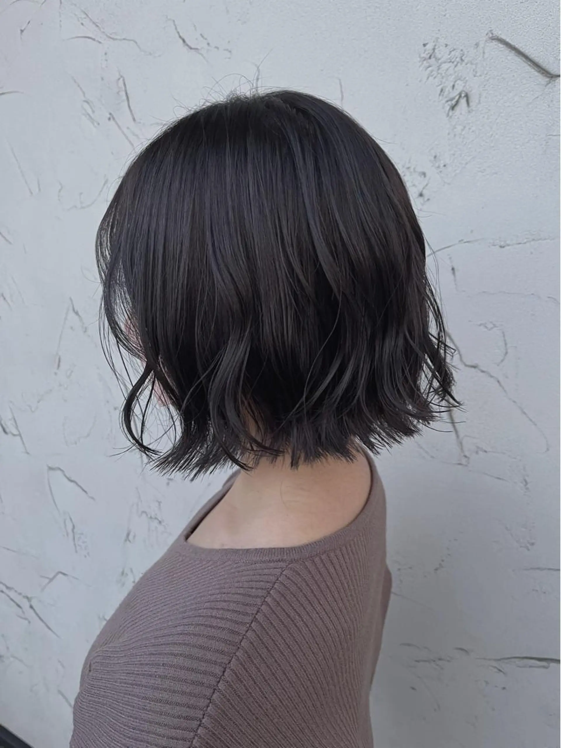 ミディアム カット ヘアカラー 道下 颯人のヘアスタイル