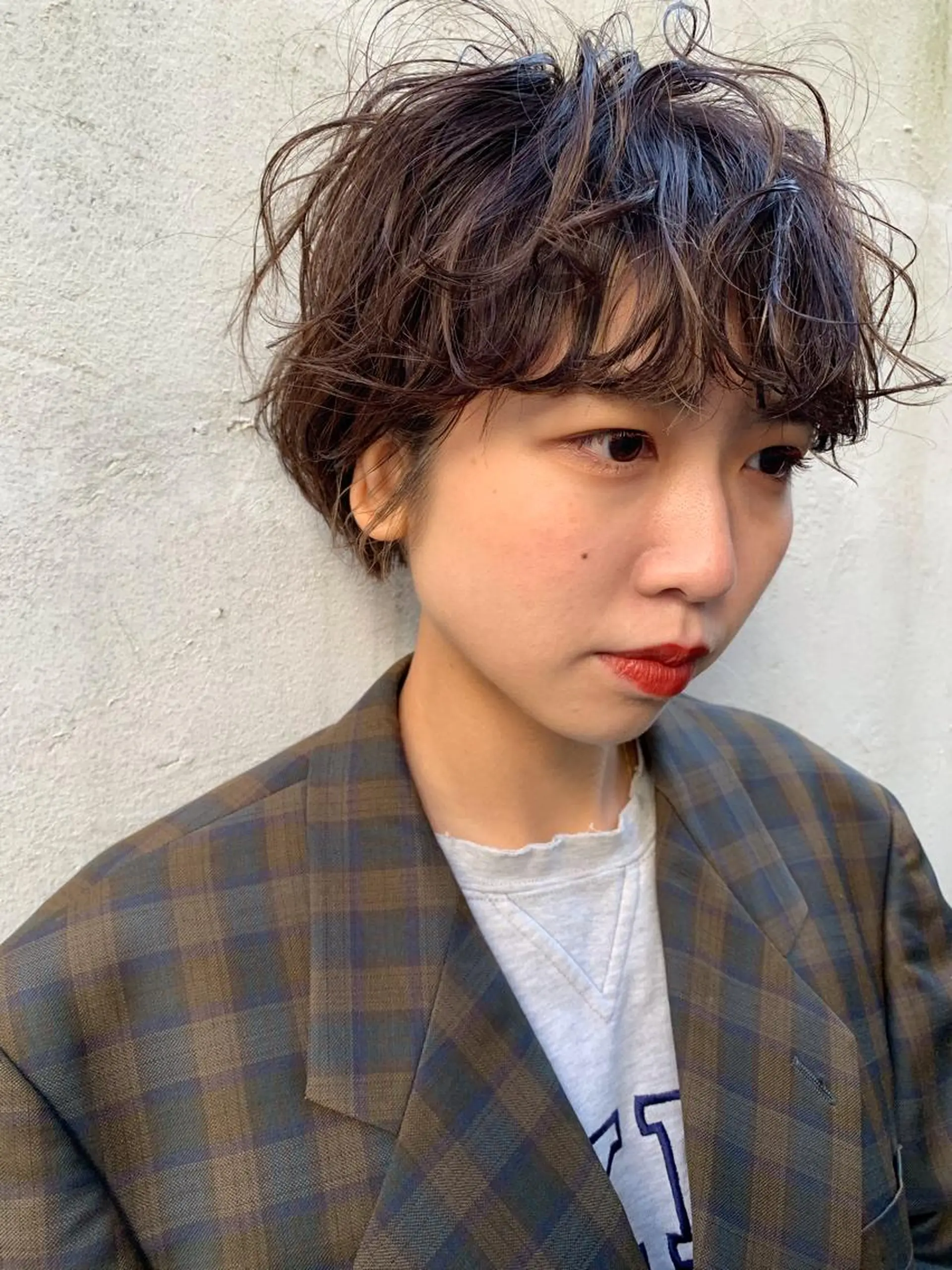 ショート パーマ カット パーマ トリートメント 下北沢 soiのヘアスタイル