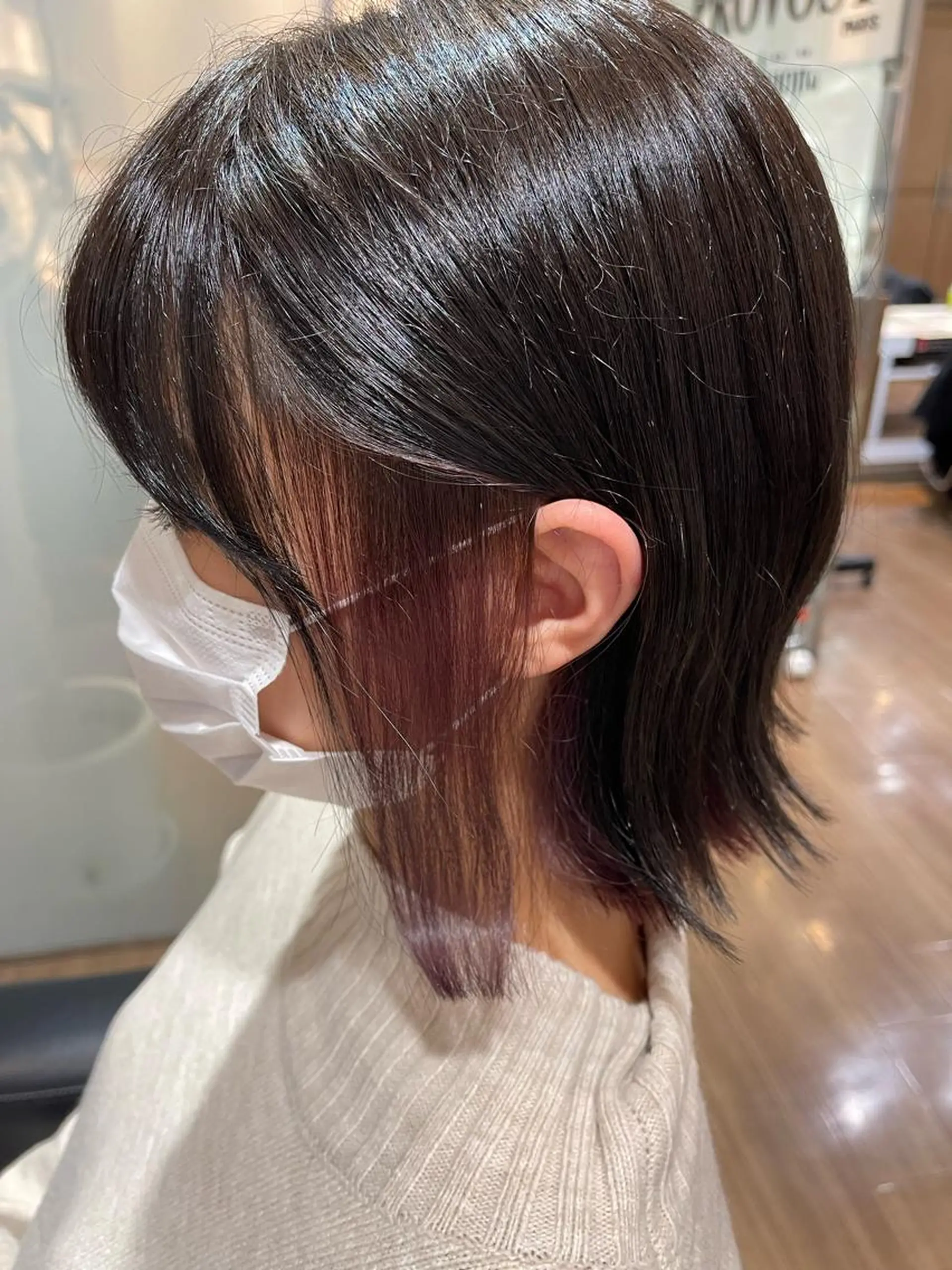 ミディアム ピンクラベンダー 丸山 亜加理のヘアスタイル