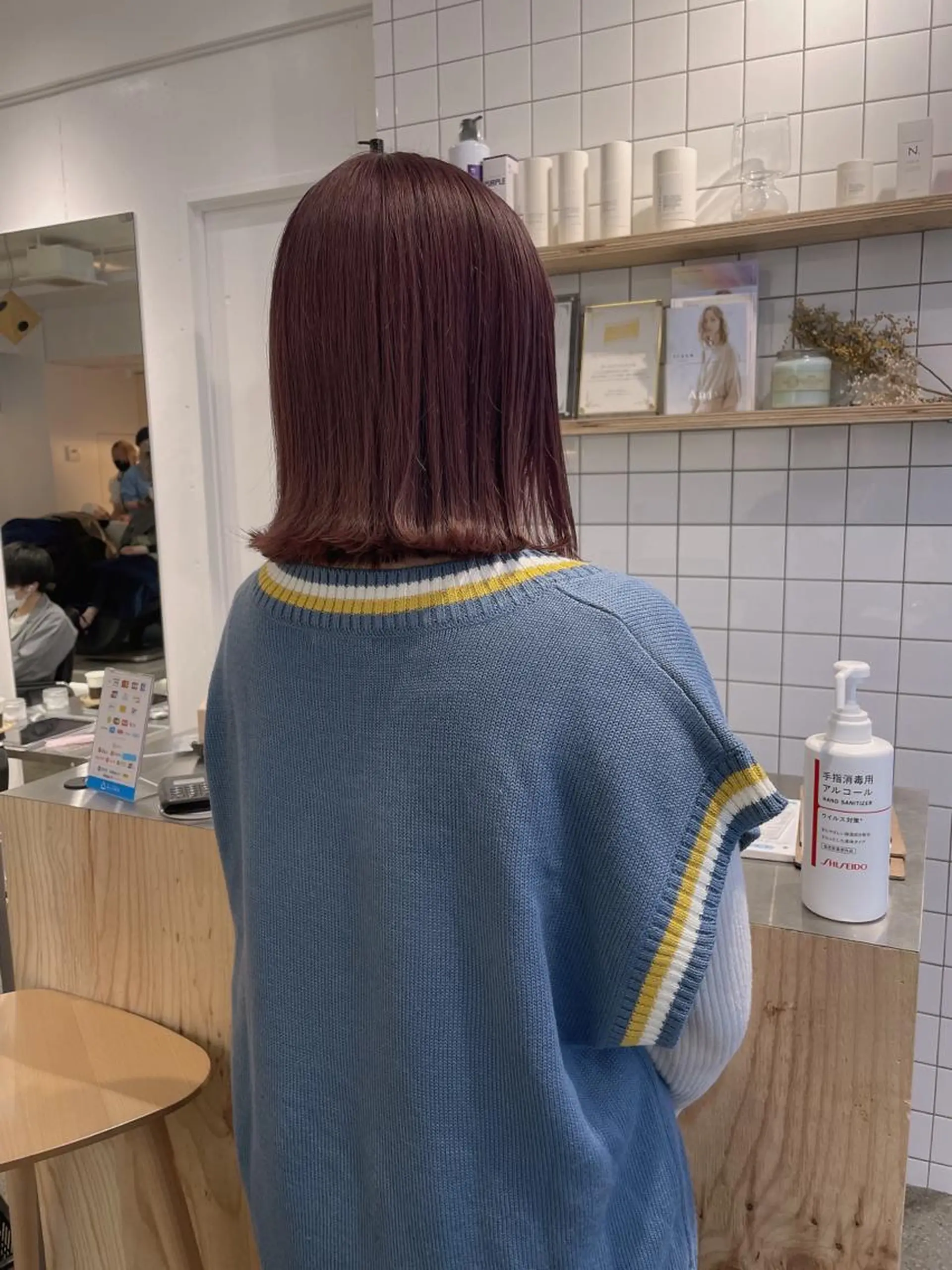 ミディアム カラー ブリーチ ケアブリーチ ラベンダーカラー ピンクカラー ヘアカラー 🪞♡韓国風スタイル MISATO🪞♡のヘアスタイル