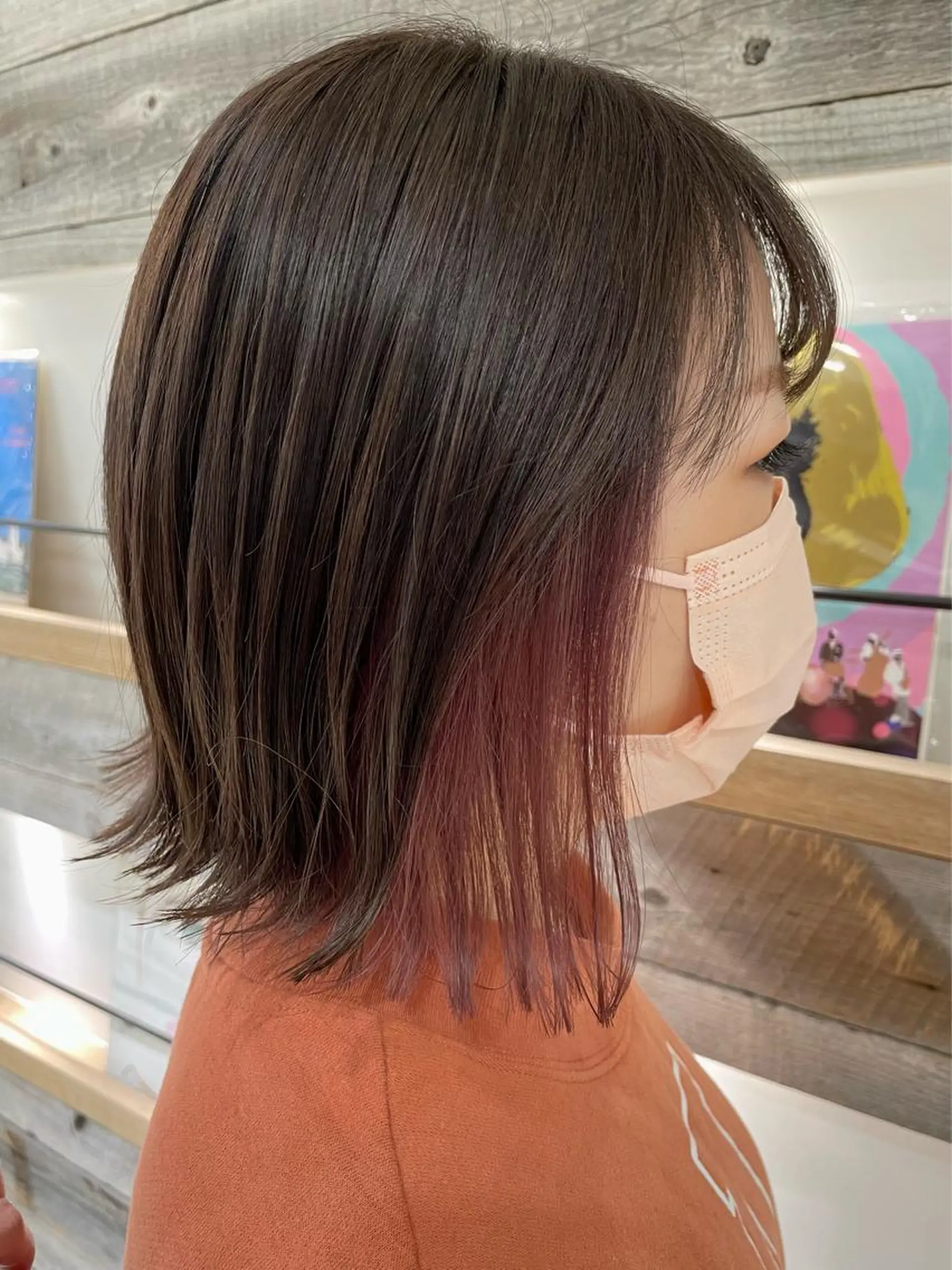 ミディアム カラー インナーカラー カット ヘアカラー 卒業式受付中🌻 肥田亜沙美のその他イメージ