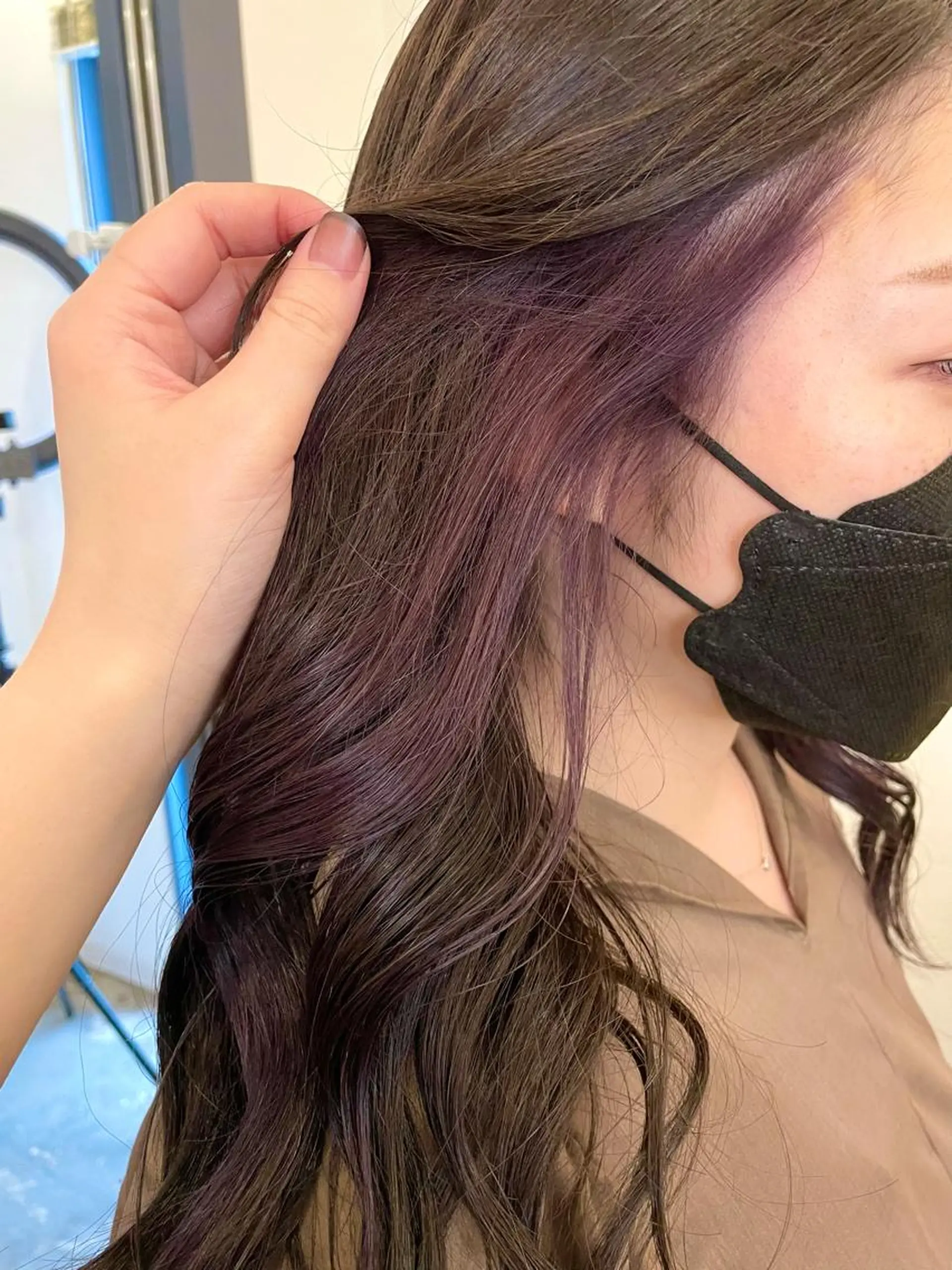 ロング 🤍韓国ヘア🇰🇷 タバタサオリ🤍のヘアスタイル