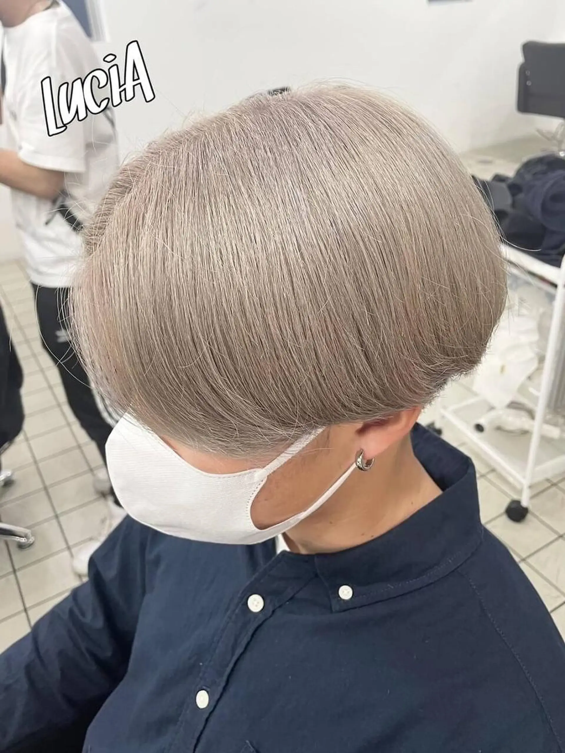 ロング カラー ヘアアレンジ エクステ LuciA\5900のヘアスタイル