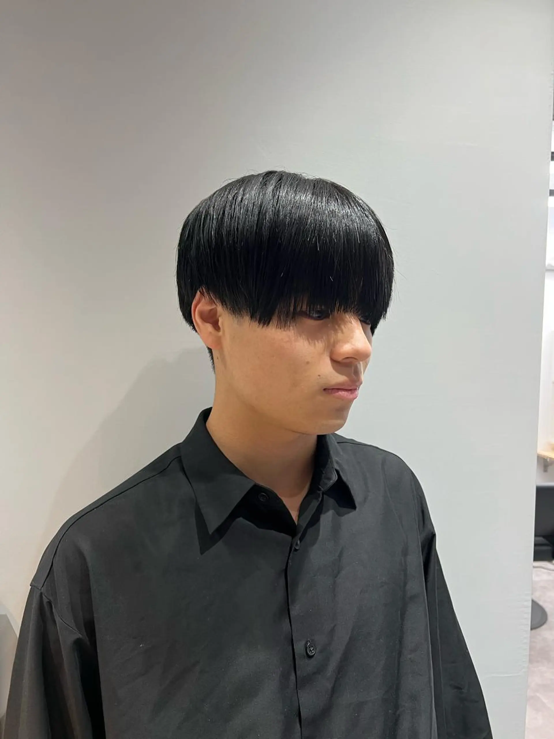 ショート メンズ マッシュ レイヤーカット 【曲がる縮毛矯正】 モデル募集🙋カツヤのヘアスタイル