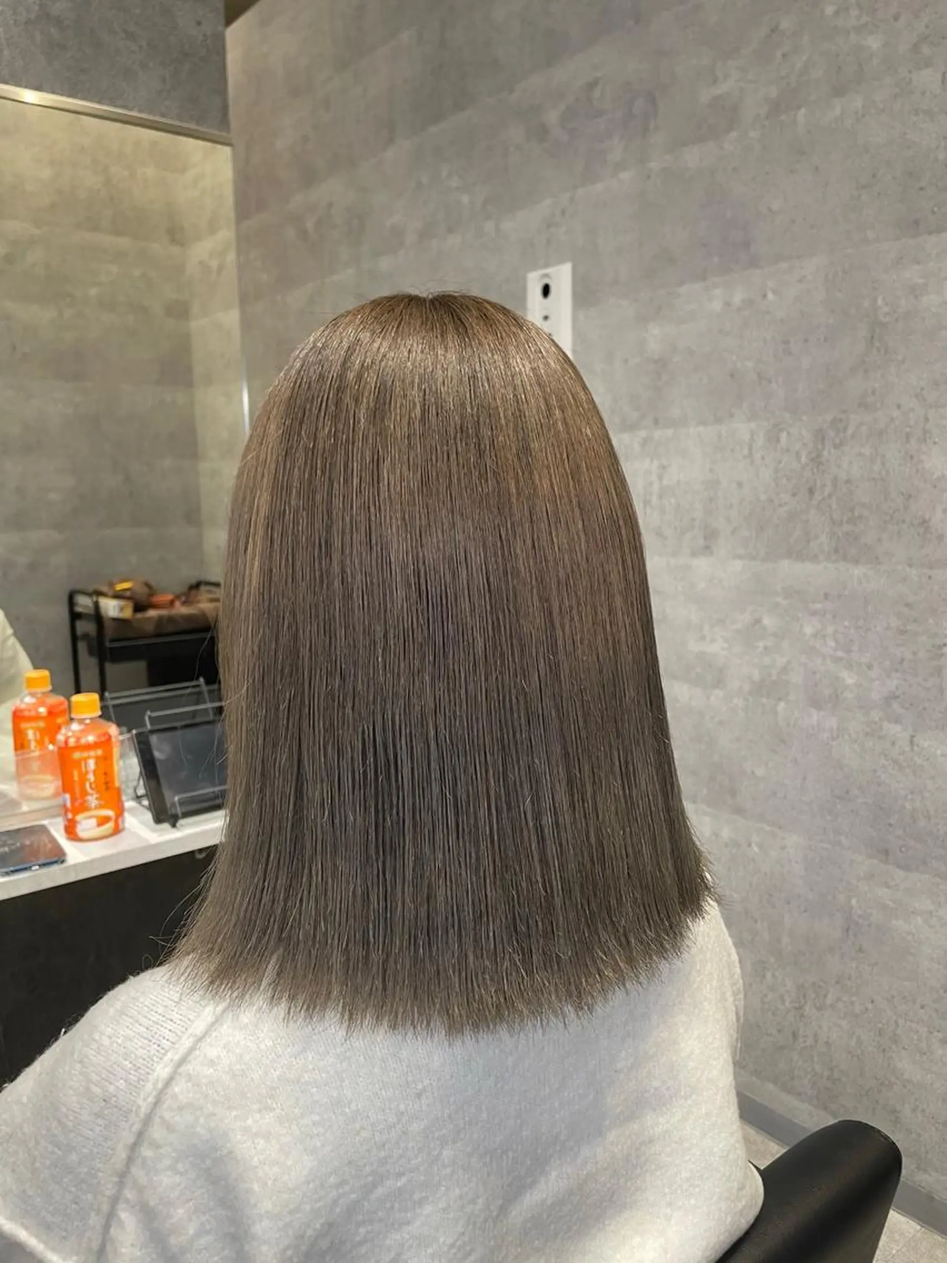 ミディアム カラー saho .のヘアスタイル