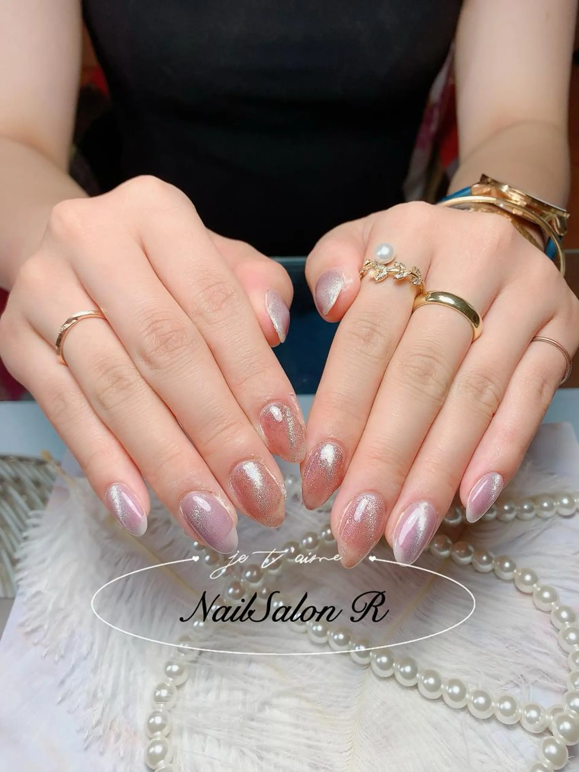 ネイル マグネットネイル ハンドネイル NailSalon R(ネイルサロンアール)所属・NailSalonR 宮里のネイルデザイン
