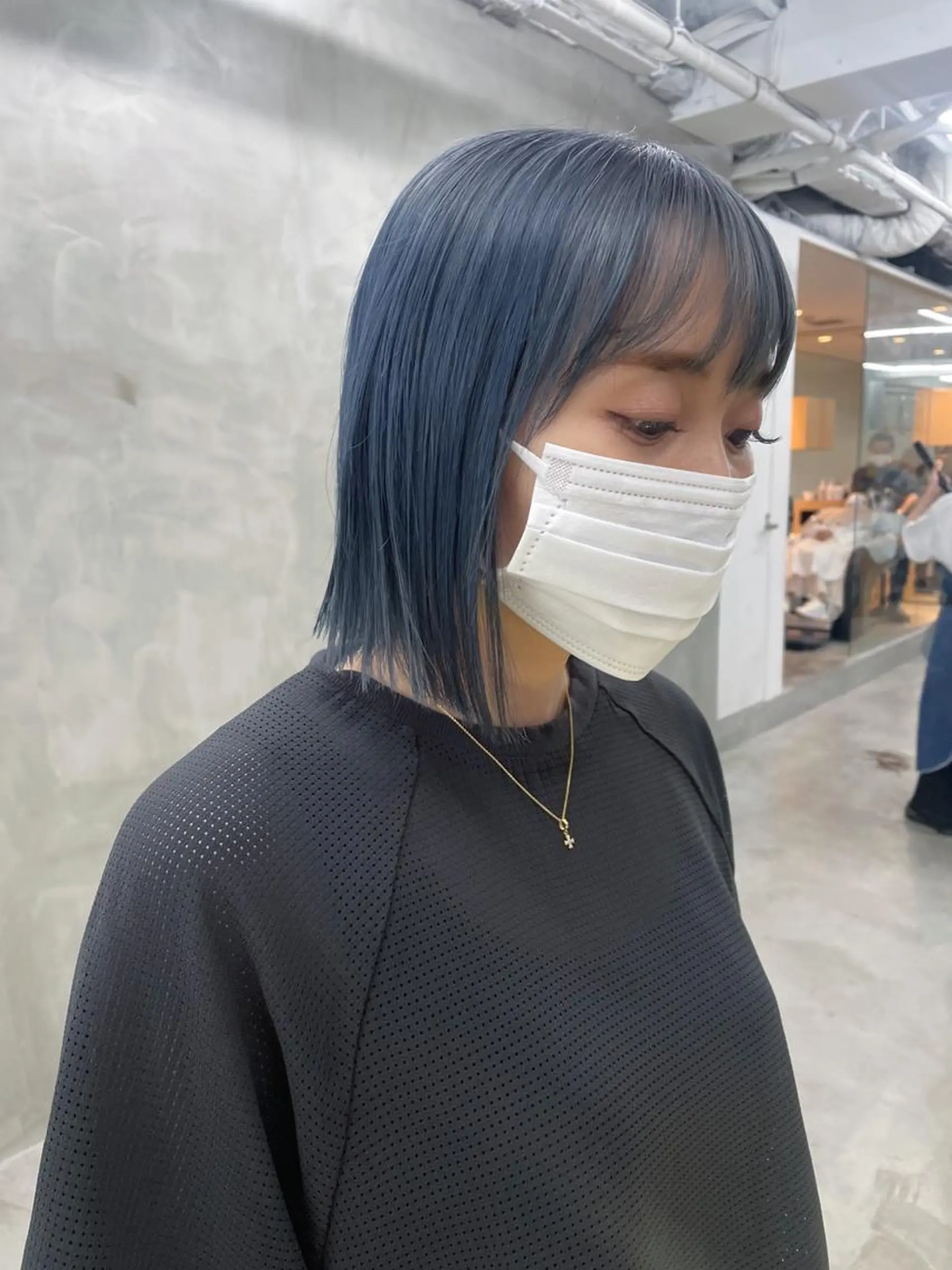 ミディアム カラー カット ヘアカラー トリートメント yurika☁️ 似合わせ｜レイヤーのヘアスタイル