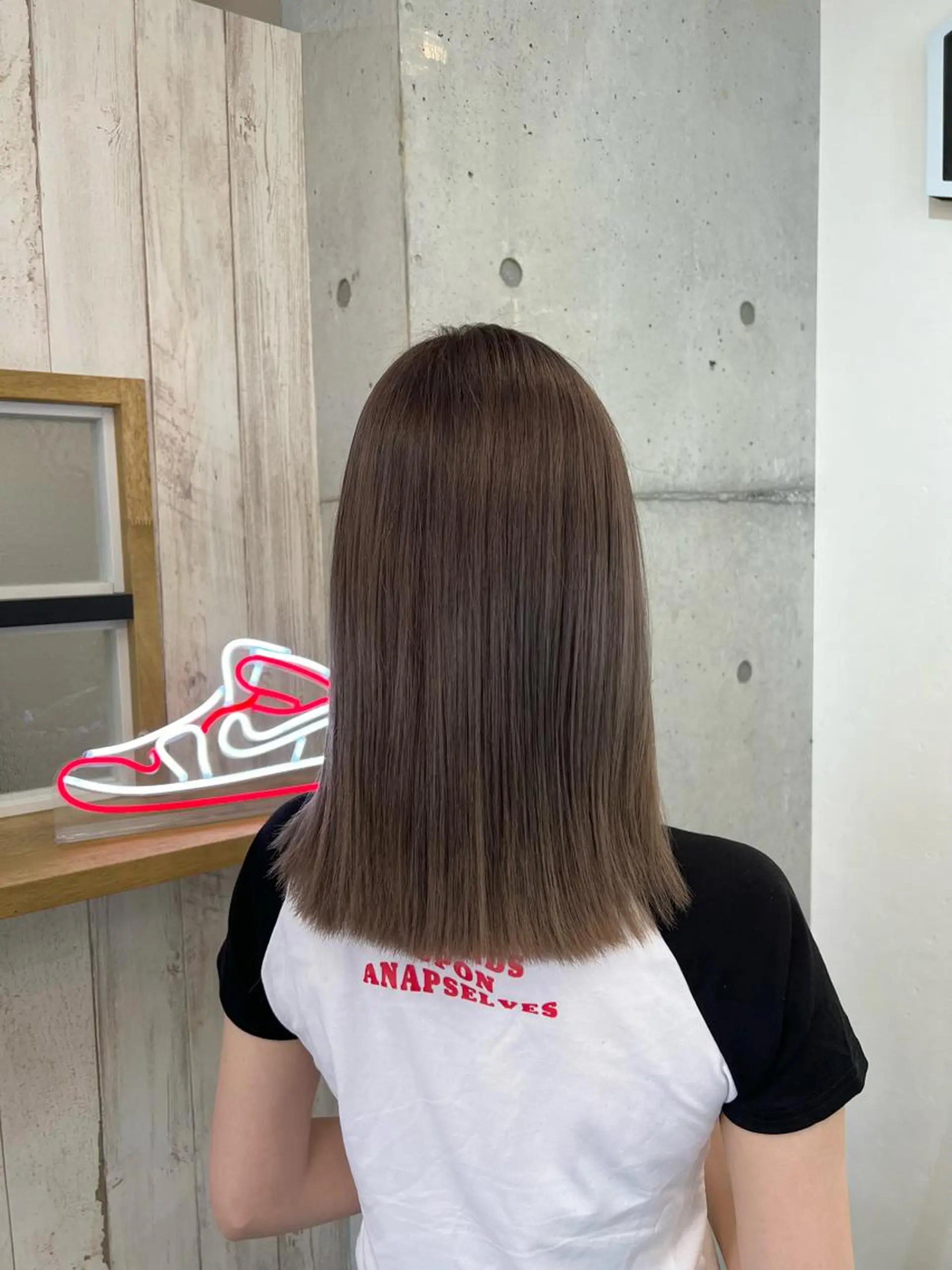 セミロング 【DEST】 KAHOのヘアスタイル