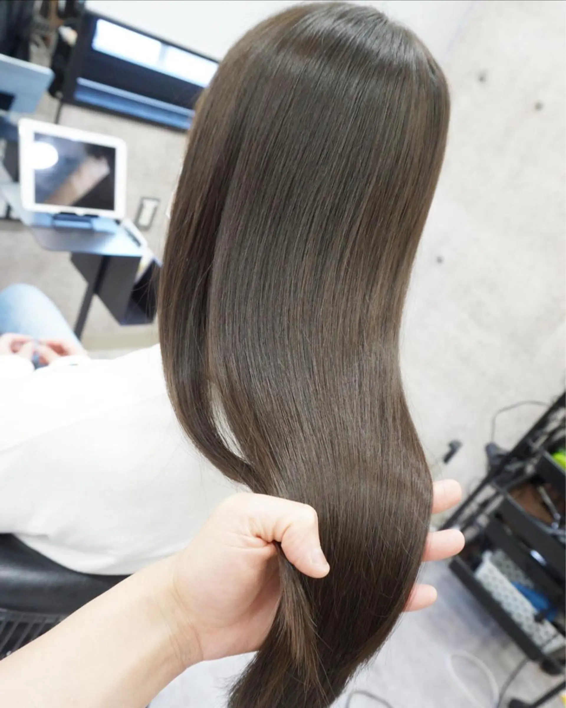 ロング トリートメント カット ヘアカラー トリートメント hair teria ryu 大塚のヘアスタイル