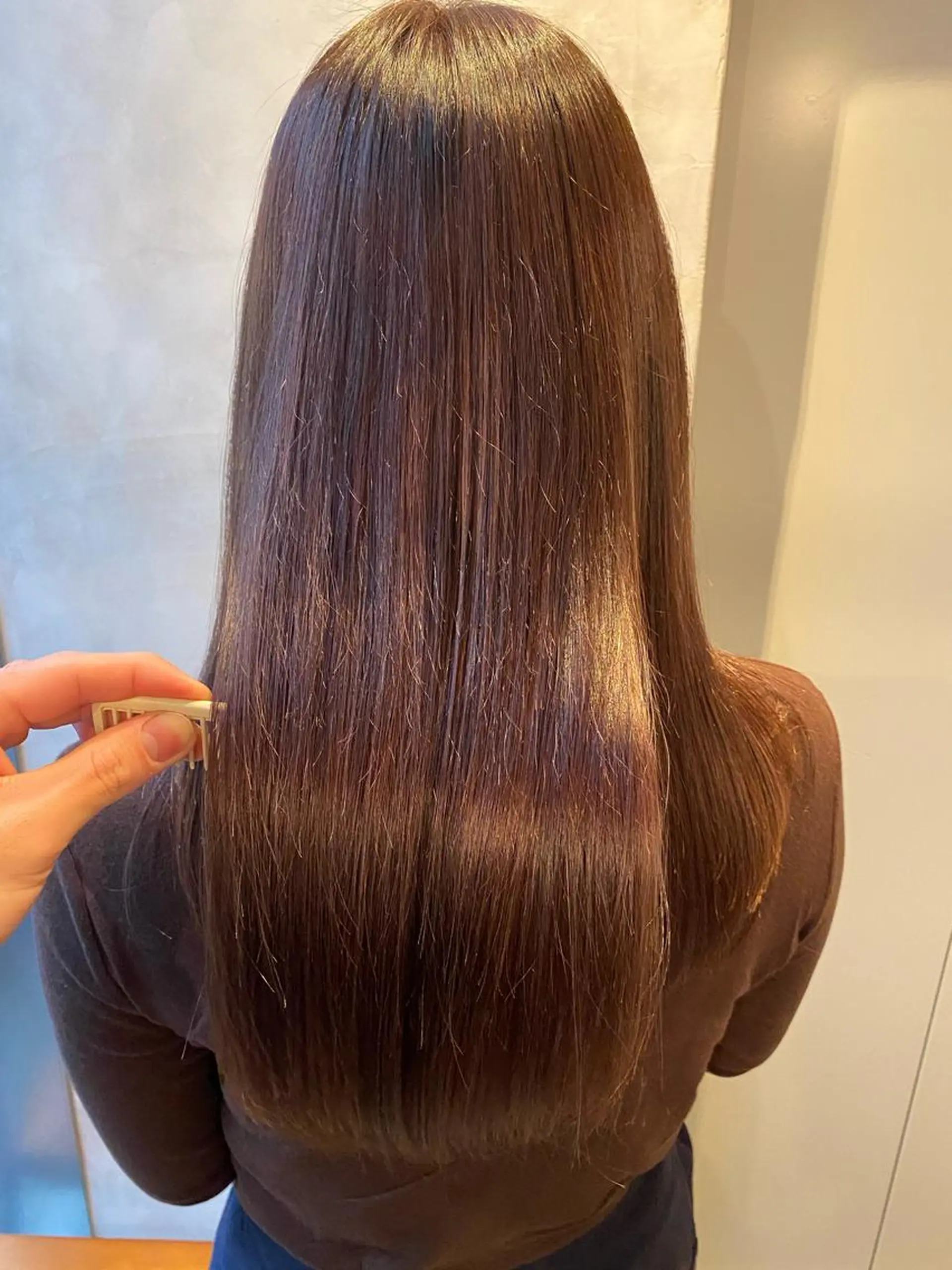 カラー パーマ 縮毛矯正 安部 真輝のヘアスタイル