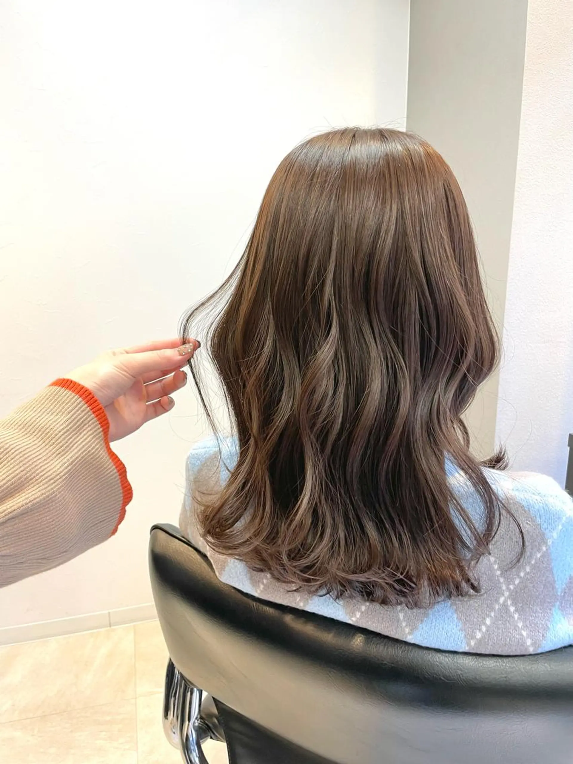 ミディアム ヘアカラー トリートメント 🍨モテベージュ🩰 miraiのヘアスタイル