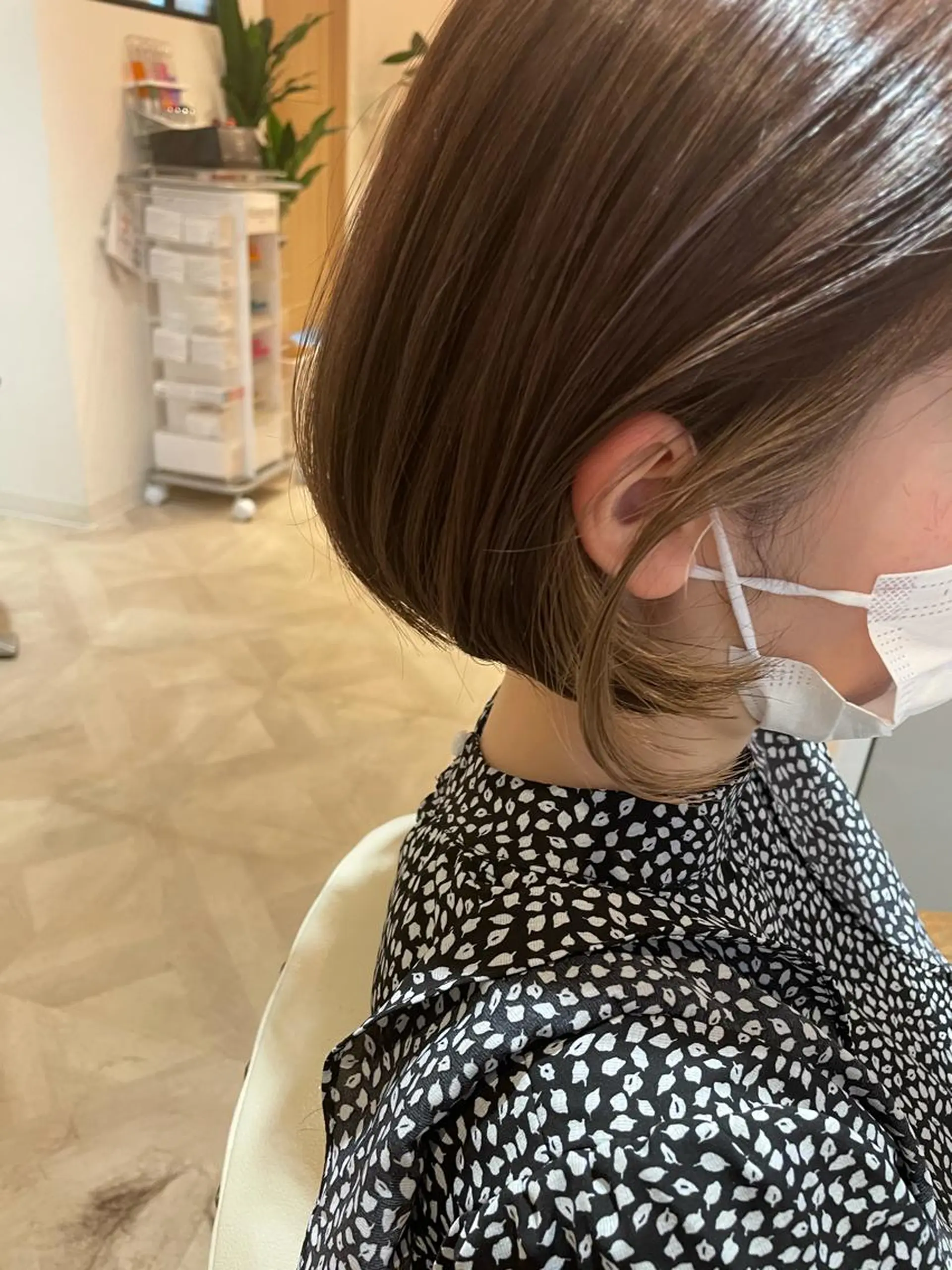 ショート カラー 髪質改善×縮毛矯正 HairDr.LINO駒沢【リノ】所属・mam. mamicoのヘアスタイル