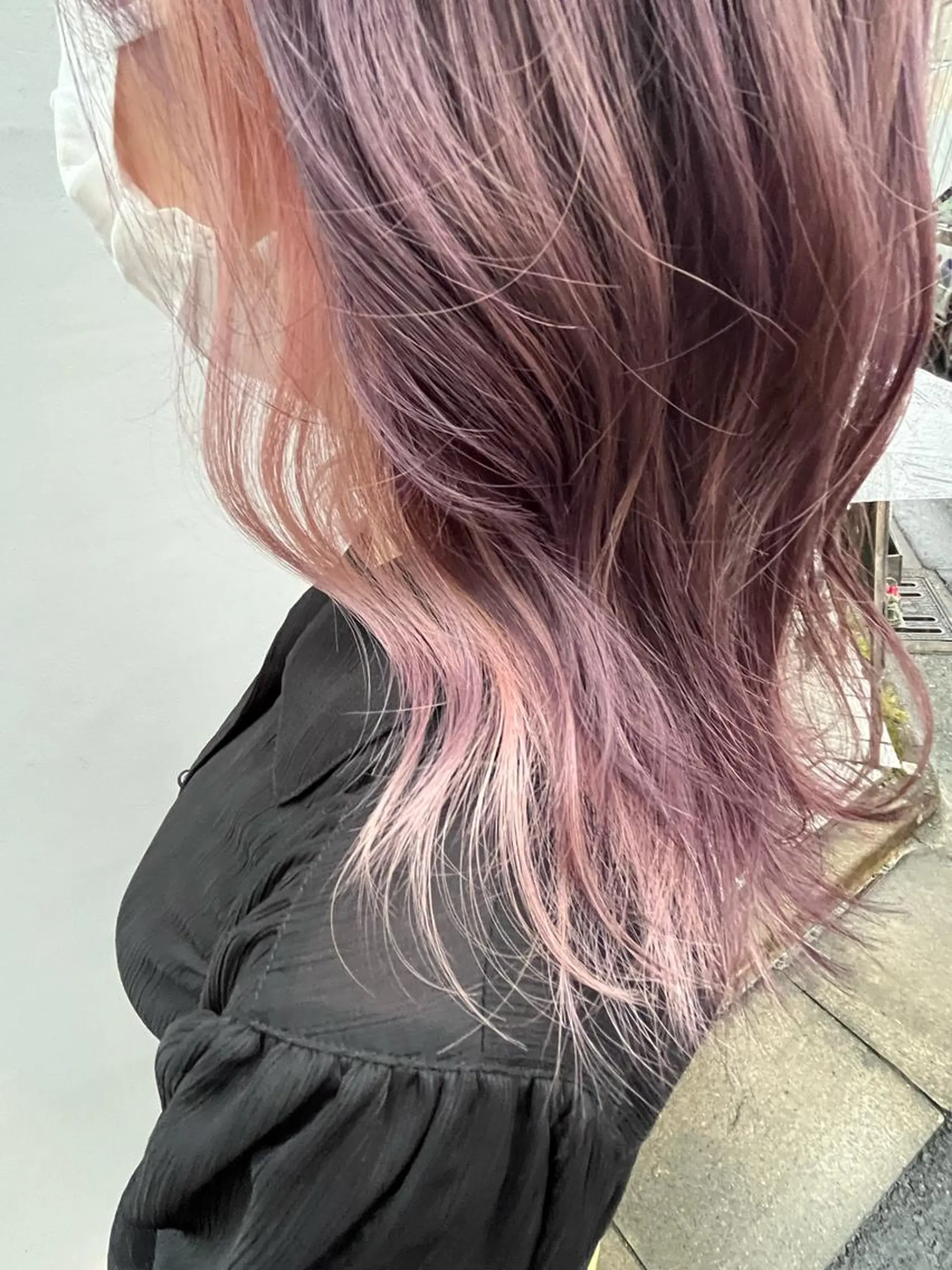 ロング カラー ダブルカラー ヘアカラー トリートメント ツヤカラー🫧 Saeのヘアスタイル