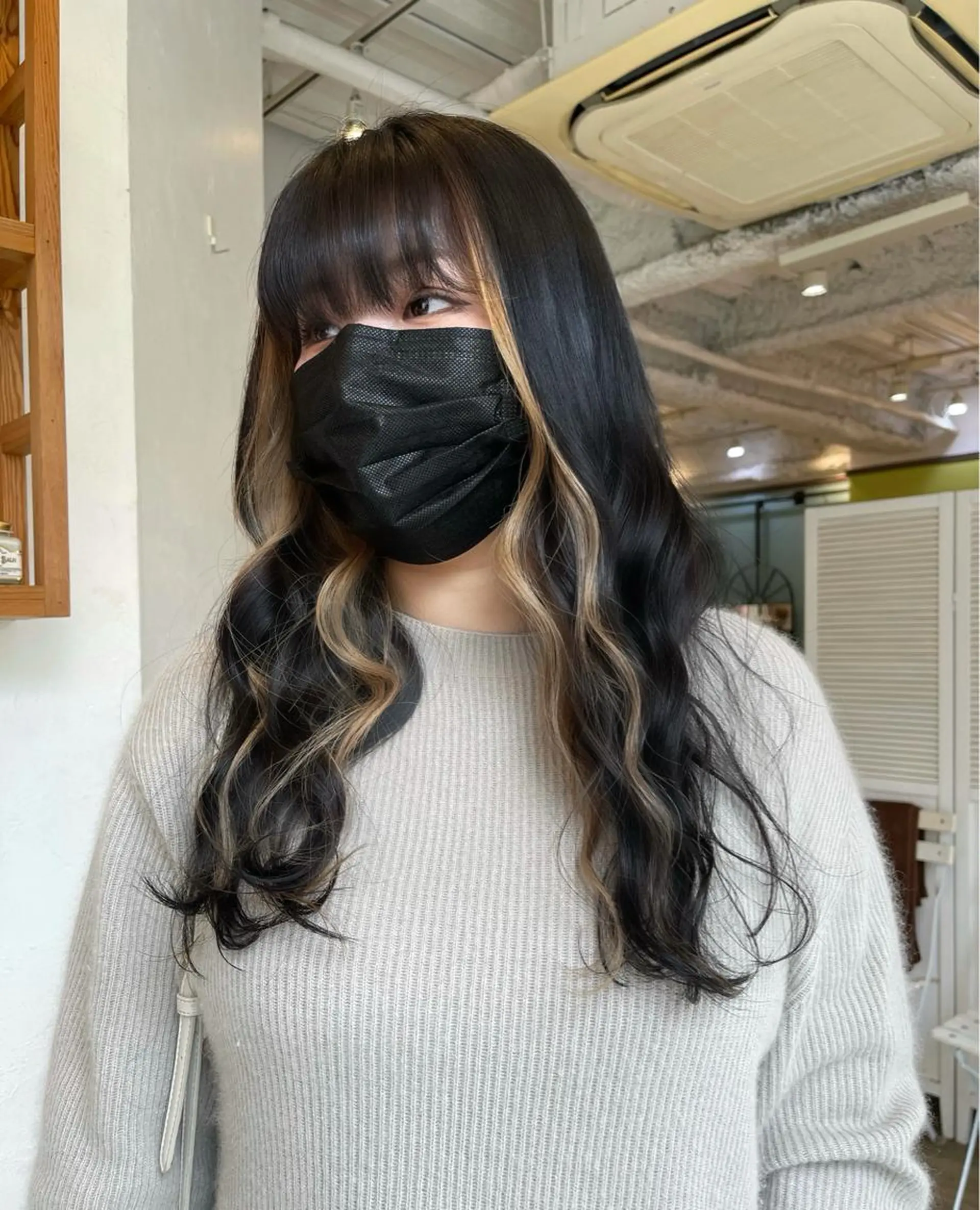 ロング カラー ベージュカラー グレージュ ミルクティーベージュ モカグレージュ 大人可愛い透明感🌟 小顔・韓国髪🌟野中のヘアスタイル