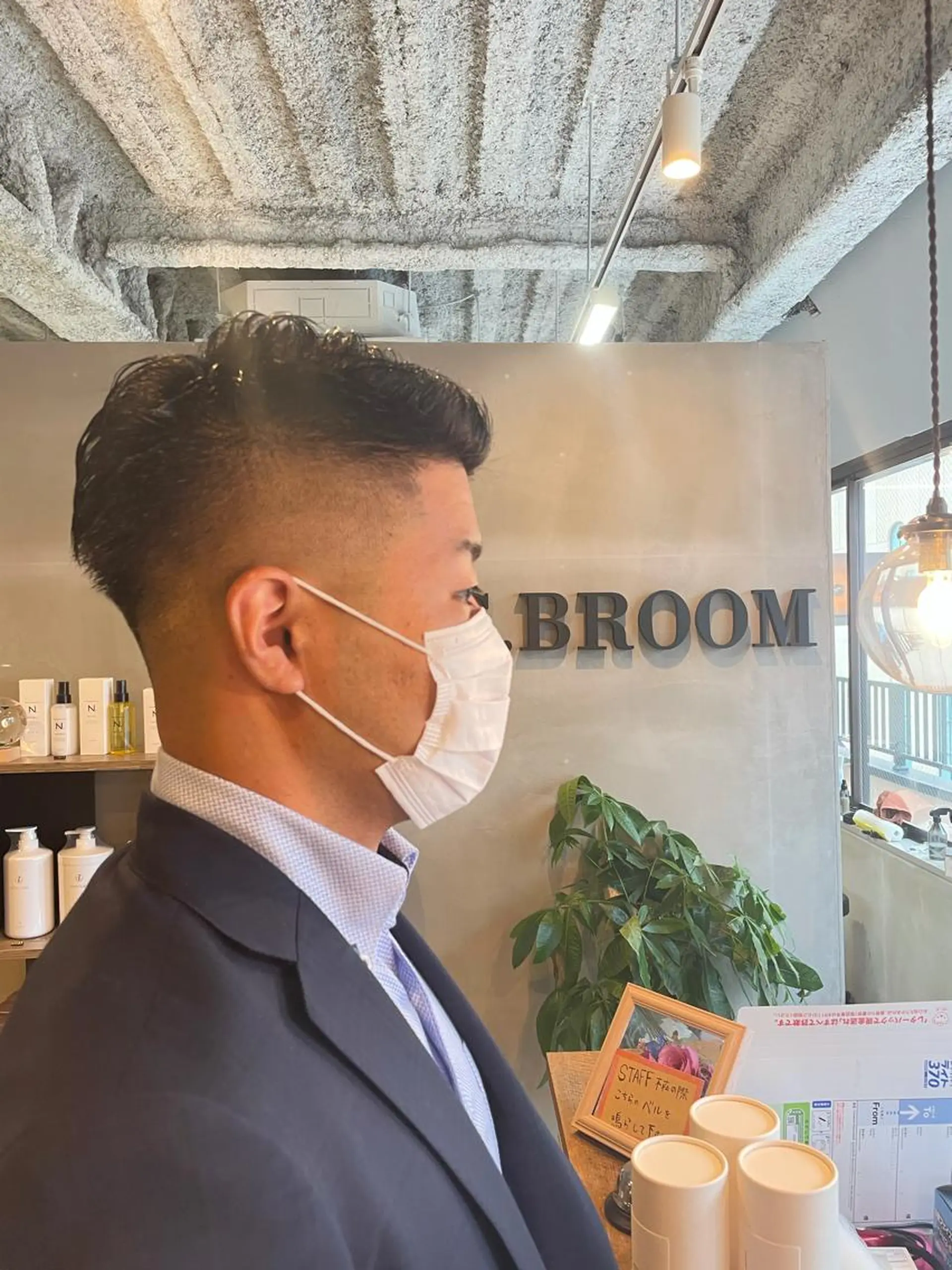 ショート メンズ フェードカット スキンフェード Men's hair salon First 中百舌鳥店所属・First なかもず 店 YUKIのヘアスタイル