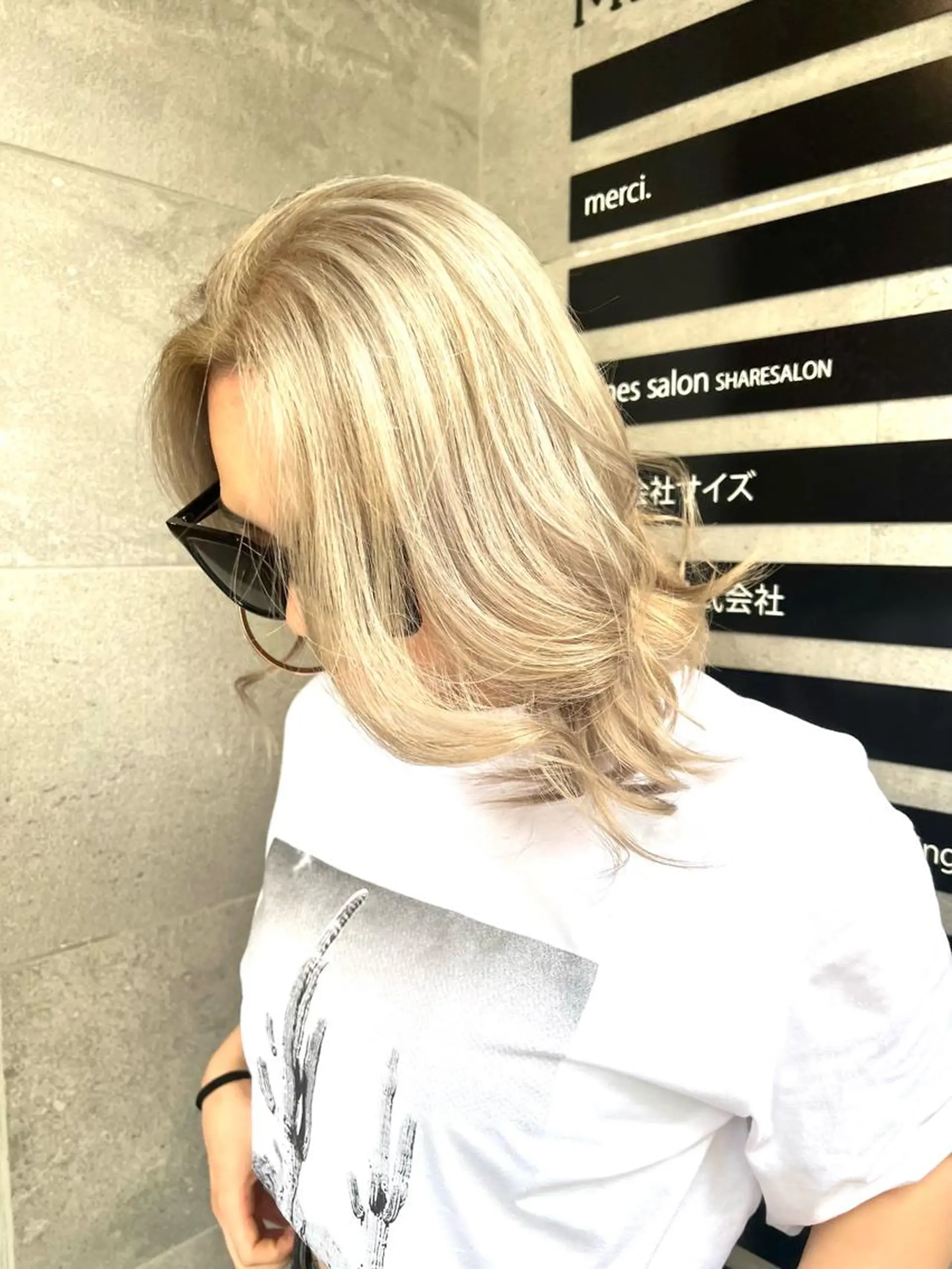 セミロング カラー RIRŪA所属・プルシールエクステ ちゃきのヘアスタイル