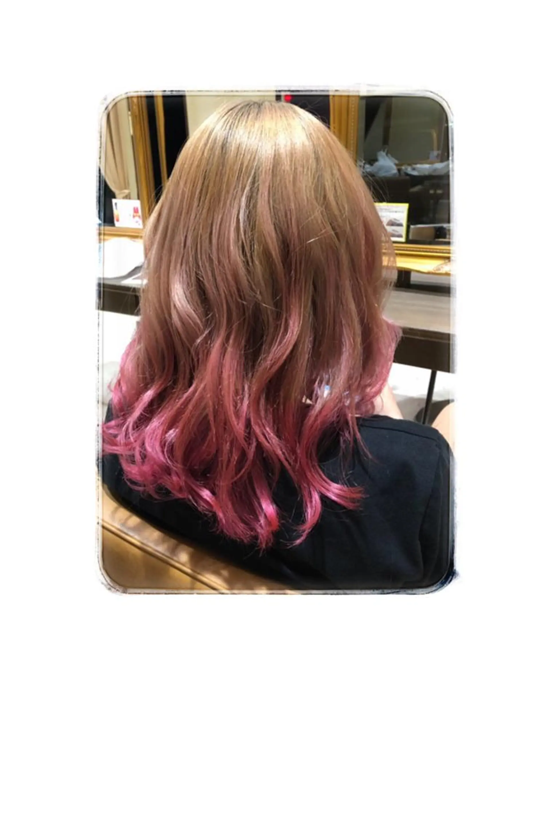 セミロング 水元 聖流のヘアスタイル