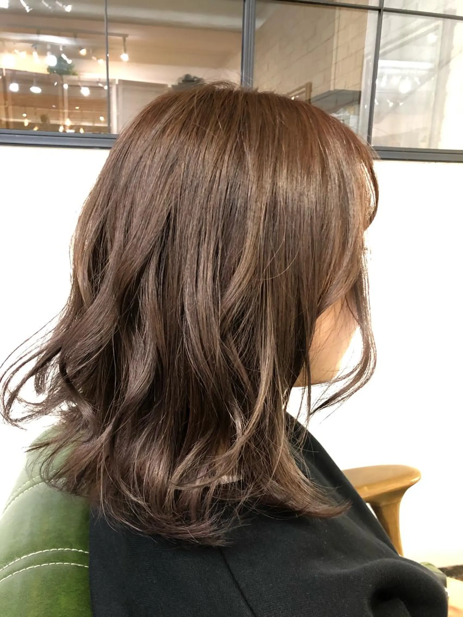 ミディアム ピンクブラウン hair living Liko池袋東口店所属・✨透明感カラー🌱 上村　舜のヘアスタイル