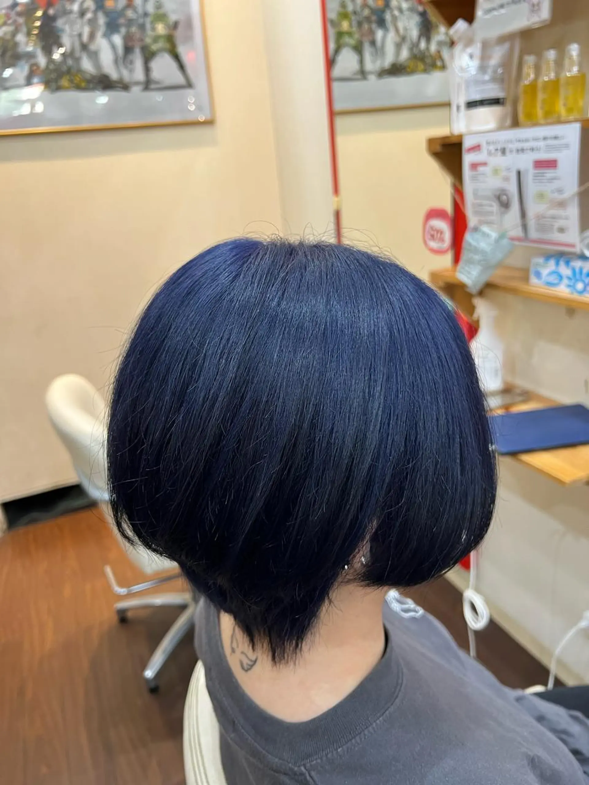 カラー ブルーカラー ヘアカラー まさき✂︎ブリーチ／ デザインカラーのヘアスタイル