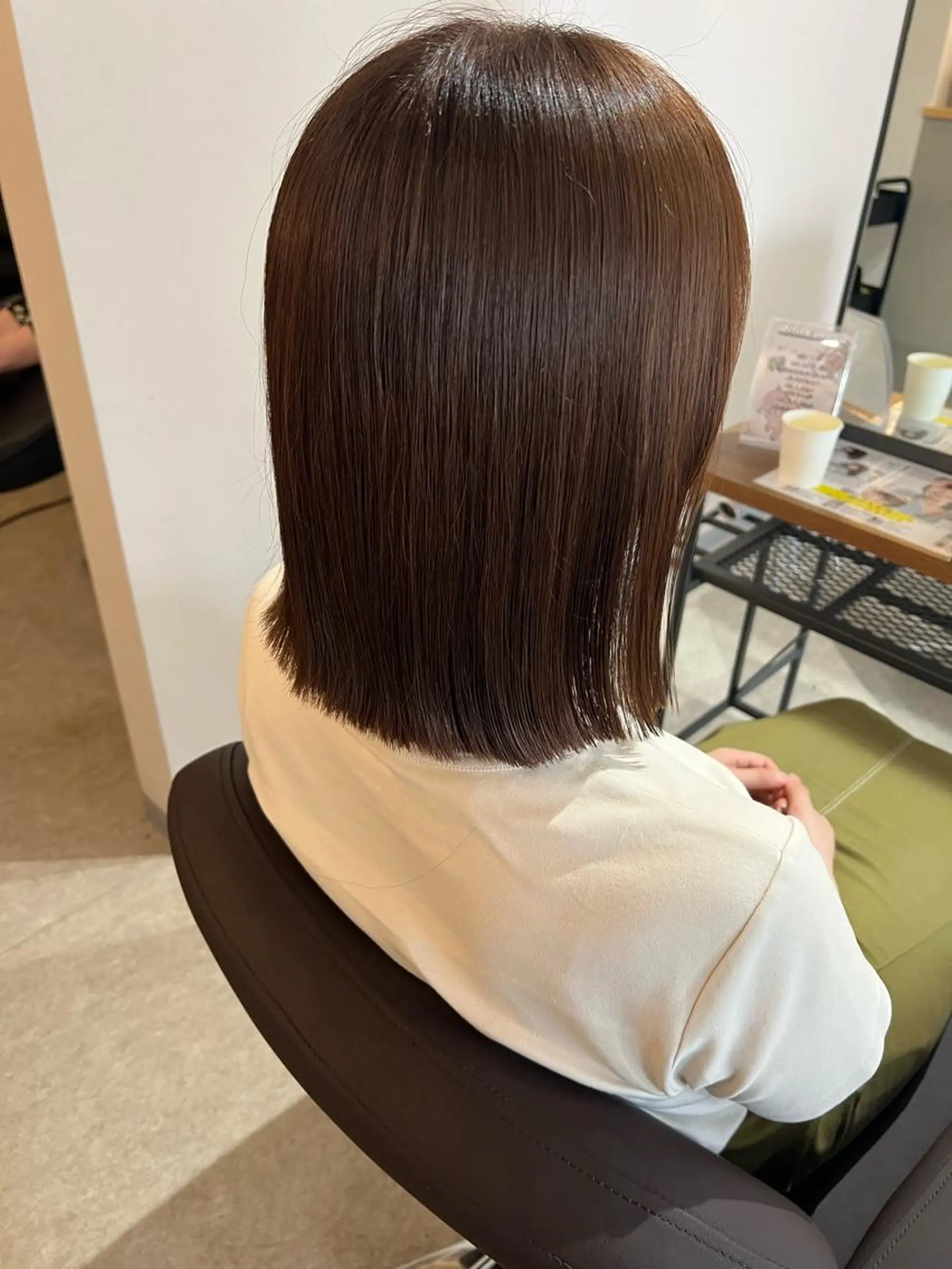ミディアム カラー ラベンダーカラー miri.. 久留米のヘアスタイル