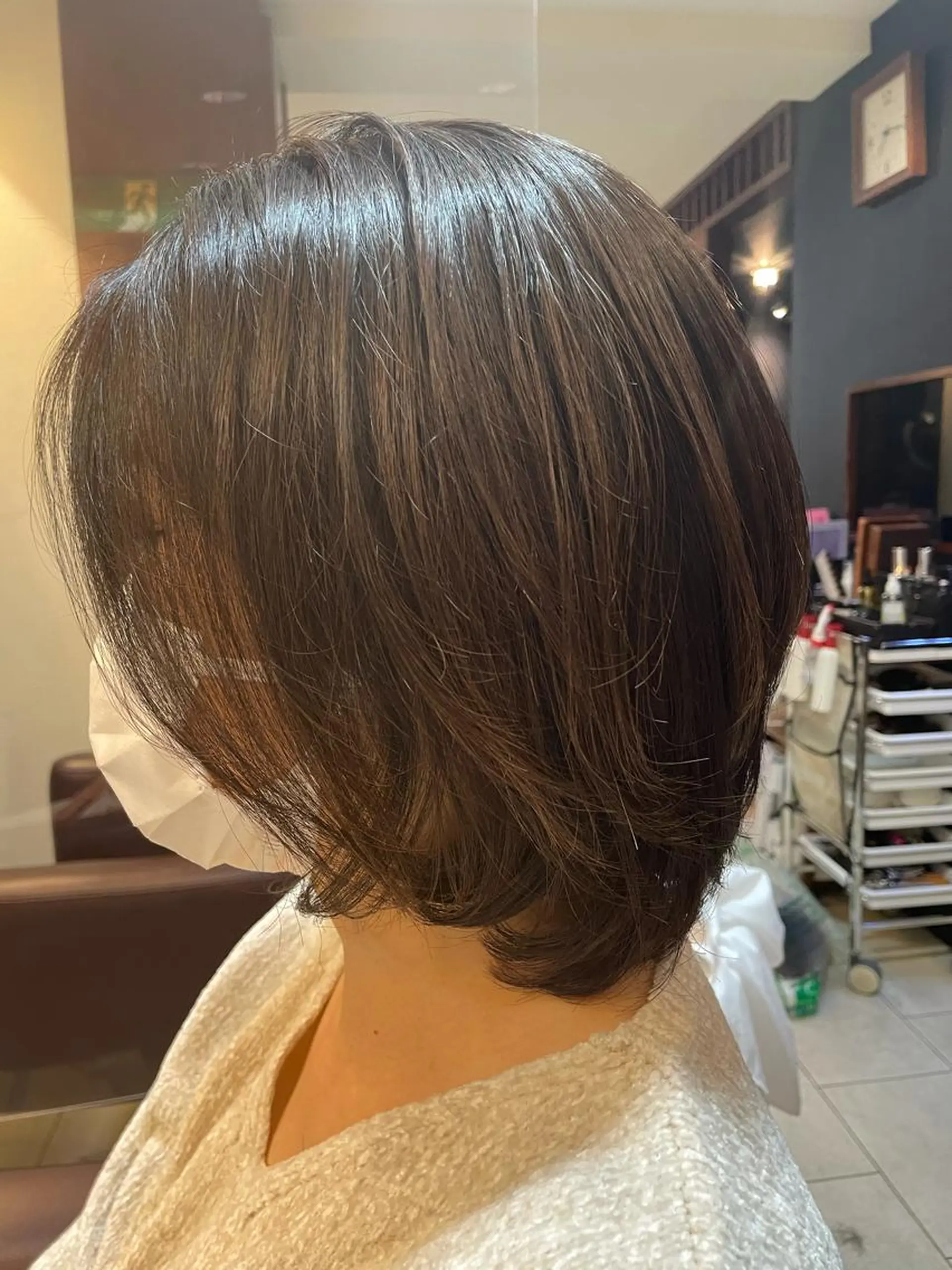 ショート 顔周りカット レイヤーカット こすげひろと カラー講師のヘアスタイル