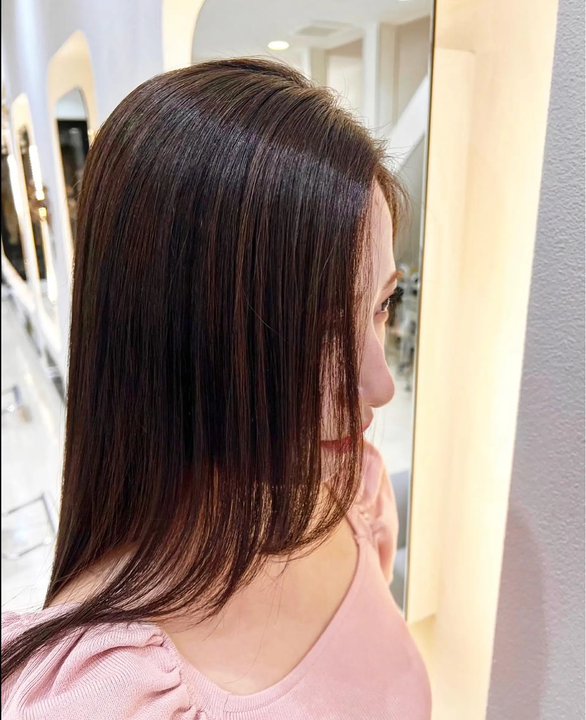 セミロング カラー パーマ ヘアアレンジ メンズ キッズ ネイル マツエク・マツパ アイブロウ ヘアカラー 艶髪美容師堀井 凌平のヘアスタイル
