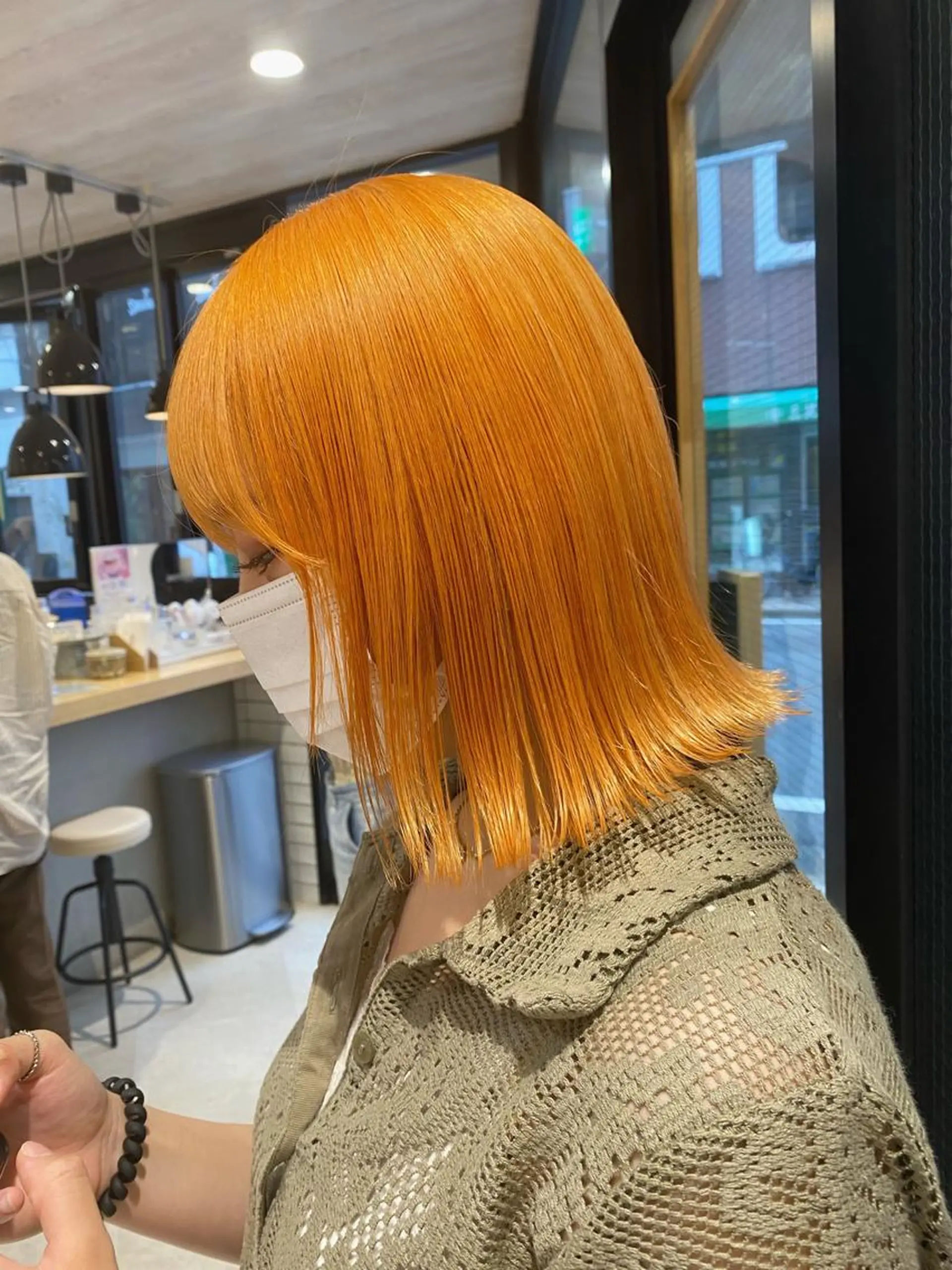 ミディアム カラー ダブルカラー ブリーチ/kaitoのヘアスタイル