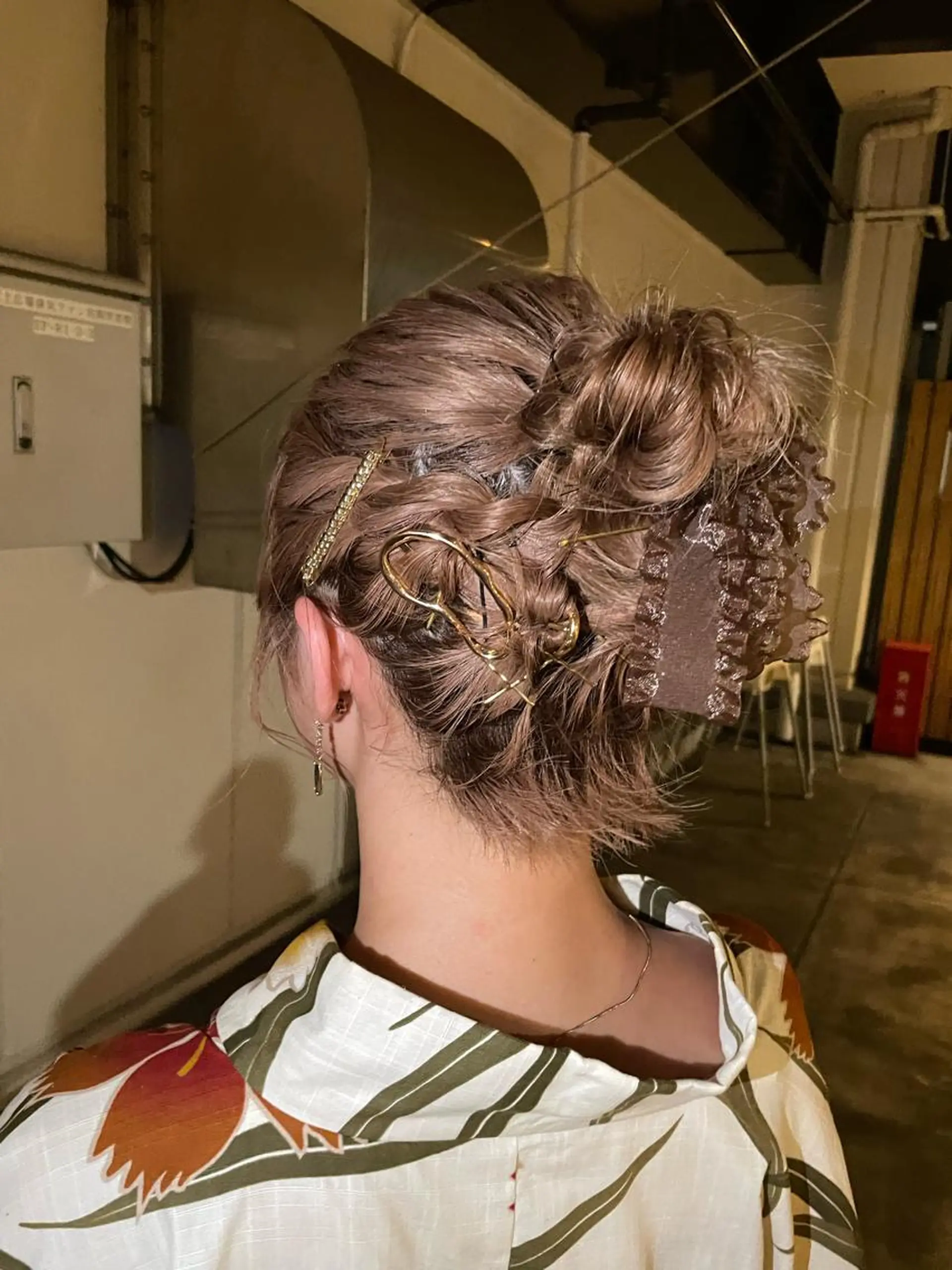 ヘアアレンジ お団子ヘア ボブ 着付け ヘアアレンジ 🌿あがりれいなのその他イメージ