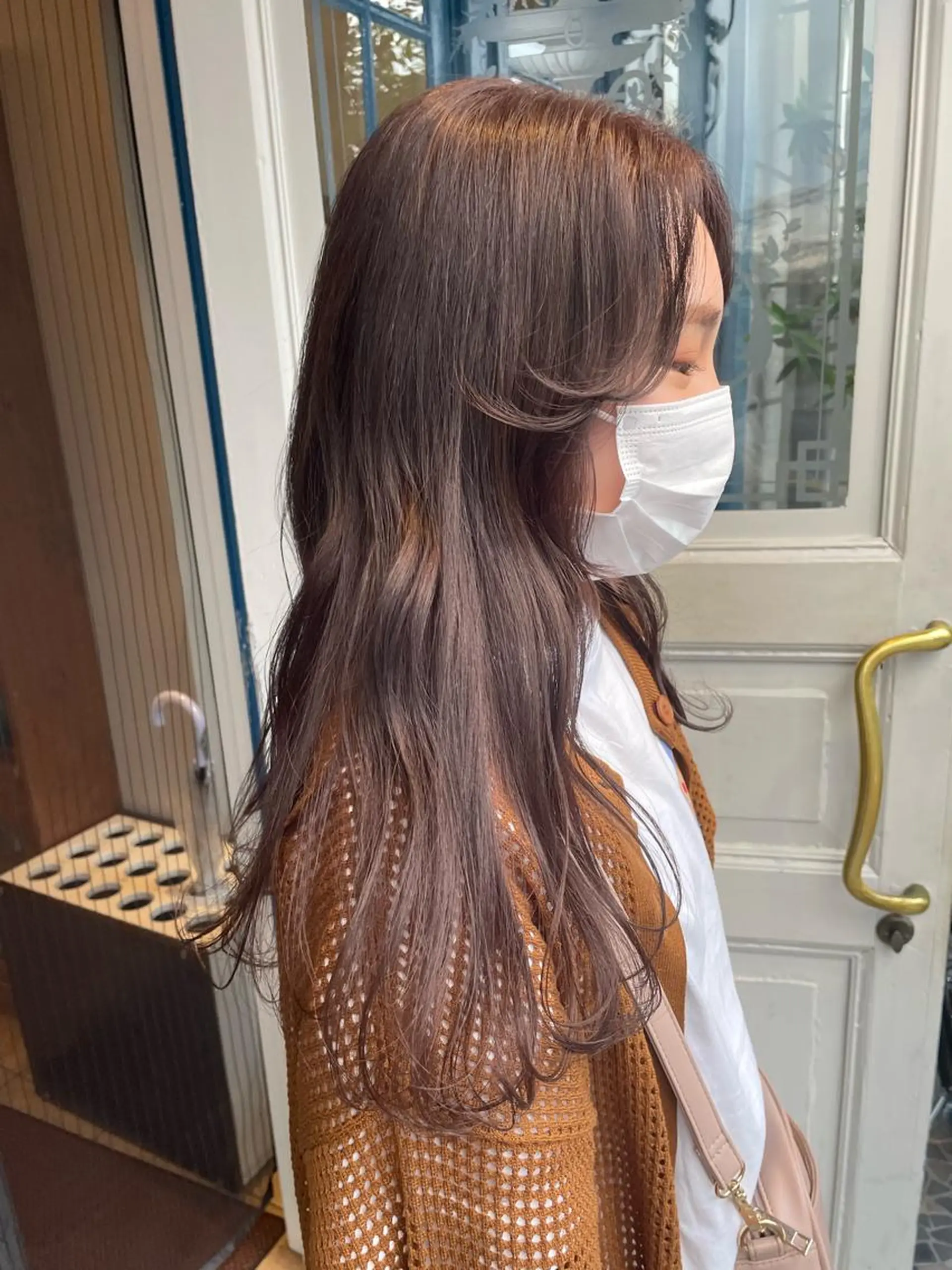 カラー ヘアカラー トリートメント 栗林 茉那のヘアスタイル