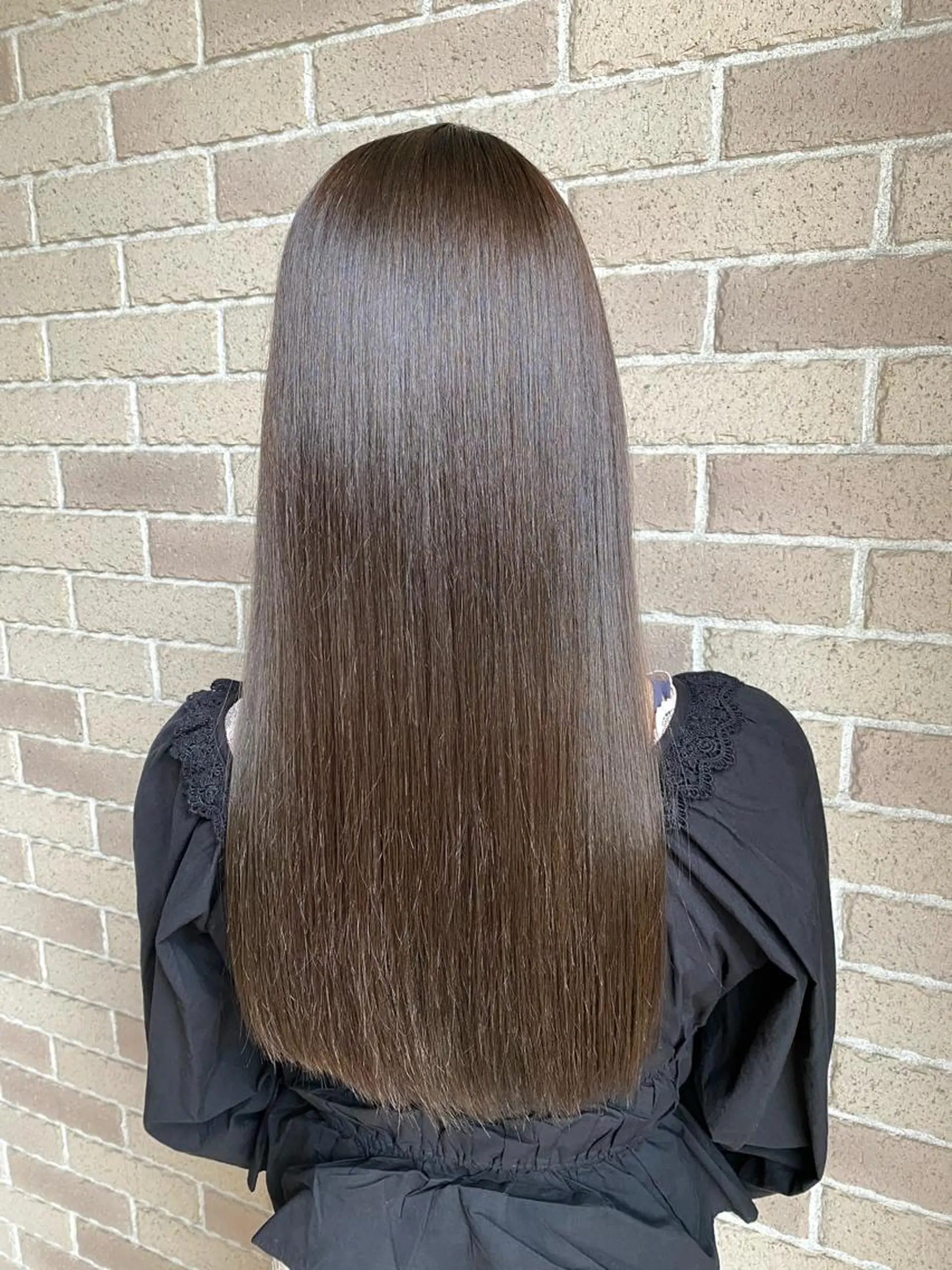 セミロング カラー カット 縮毛矯正 美髪／透明感カラー 名古屋・栄・矢場町のヘアスタイル