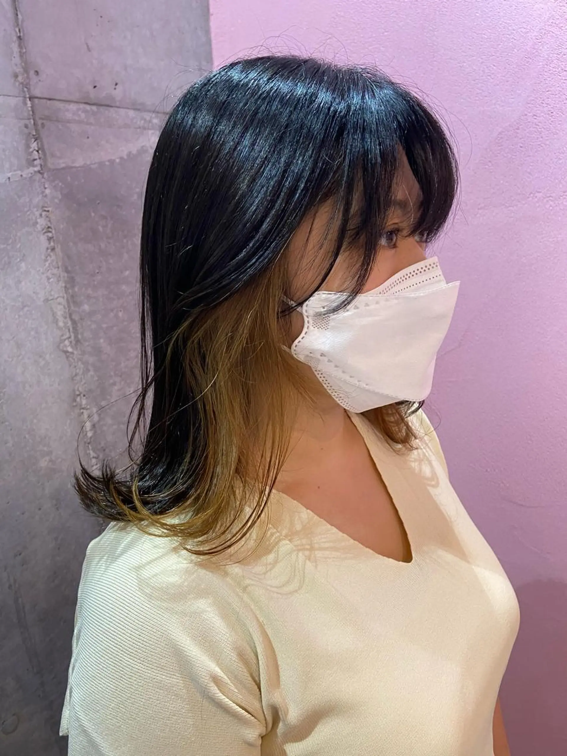 カラー バレイヤージュ ブリーチ デザインカラー ハイライトカラー インナーカラー 艶感透明感カラー🤍 hinaのヘアスタイル