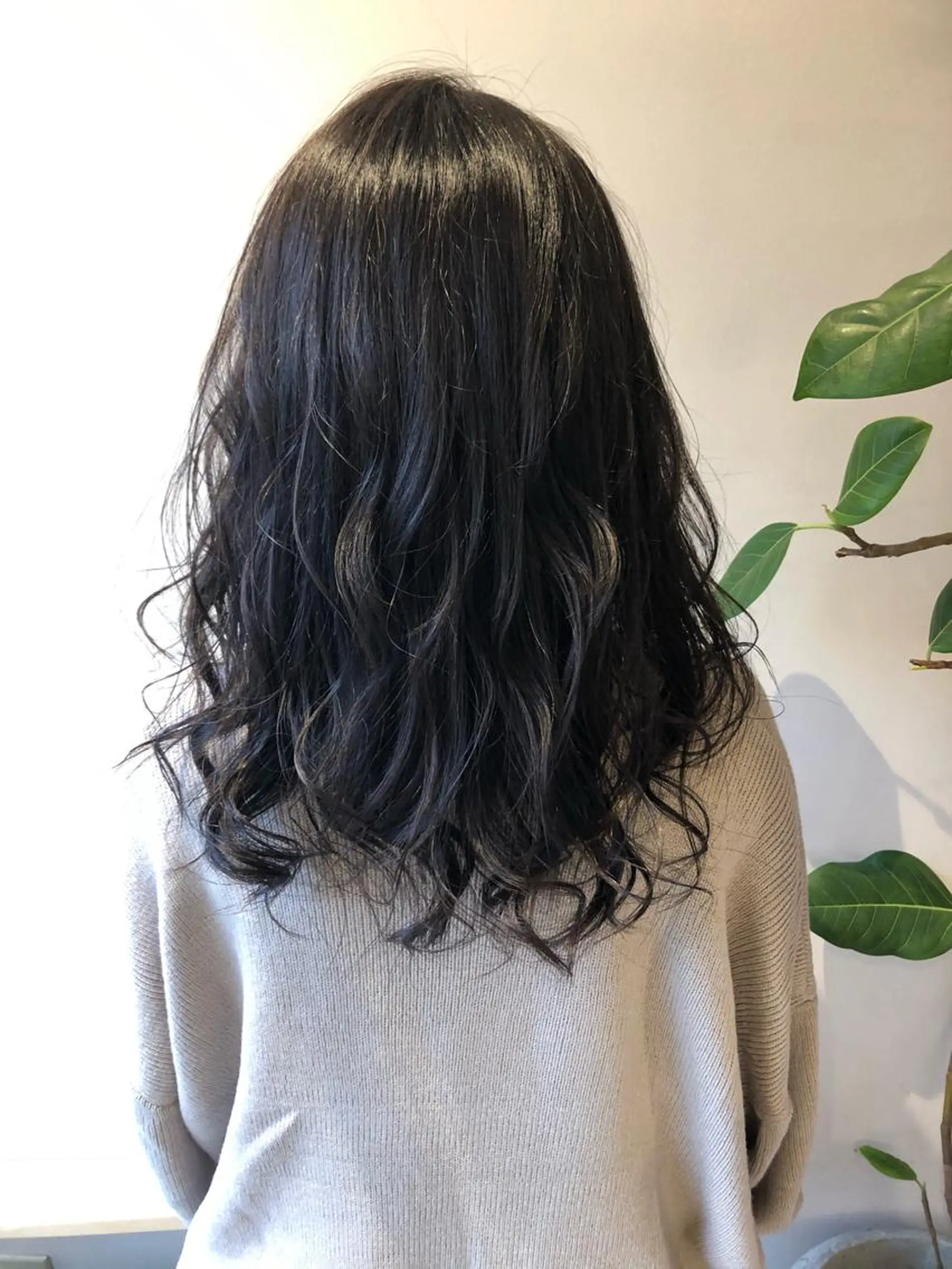 セミロング ボブ韓国風レイヤー 髪質改善/畠中ケントのヘアスタイル