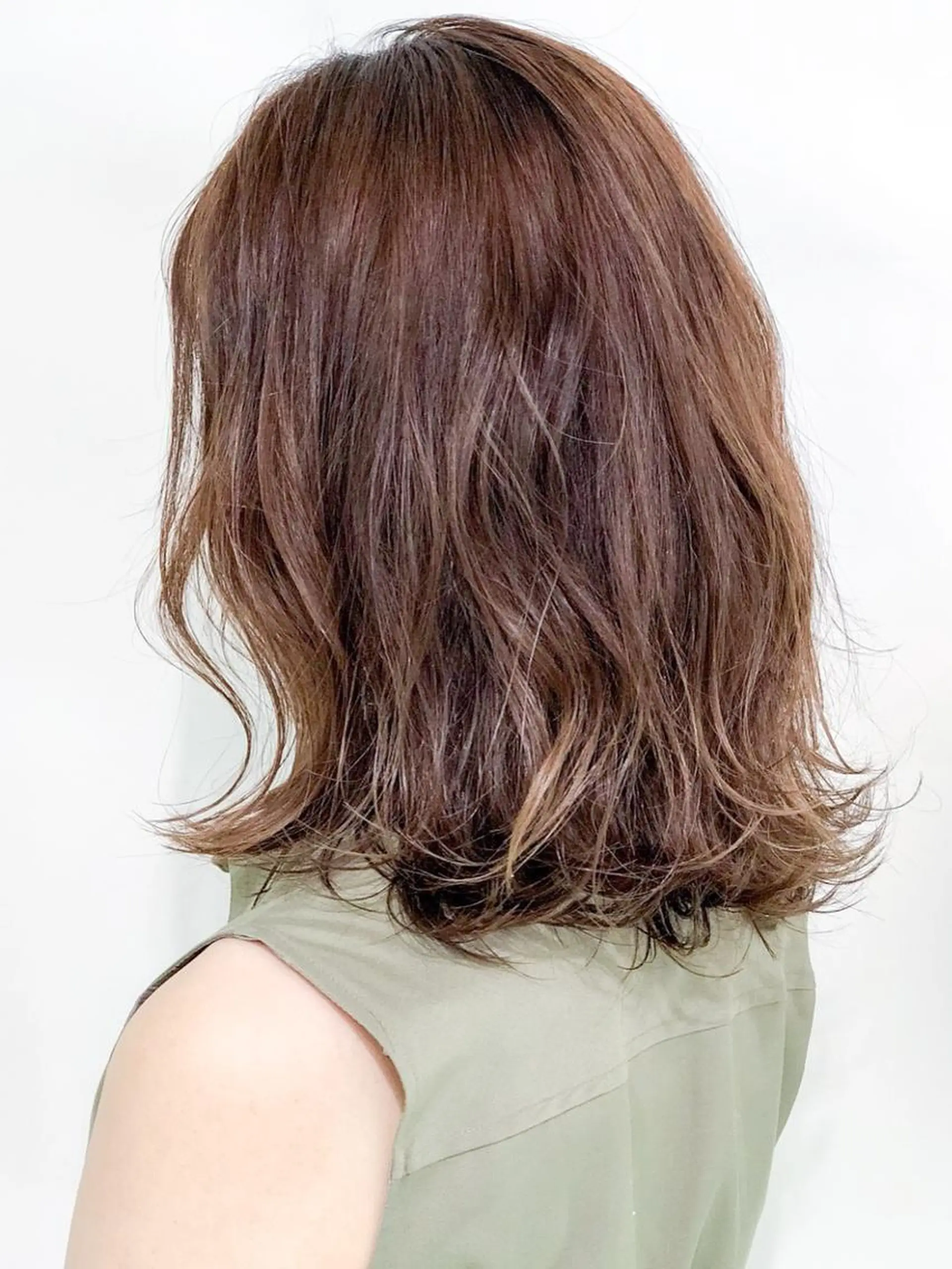 セミロング カラー 池田 雄太 ✨美髪縮毛矯正✨のヘアスタイル