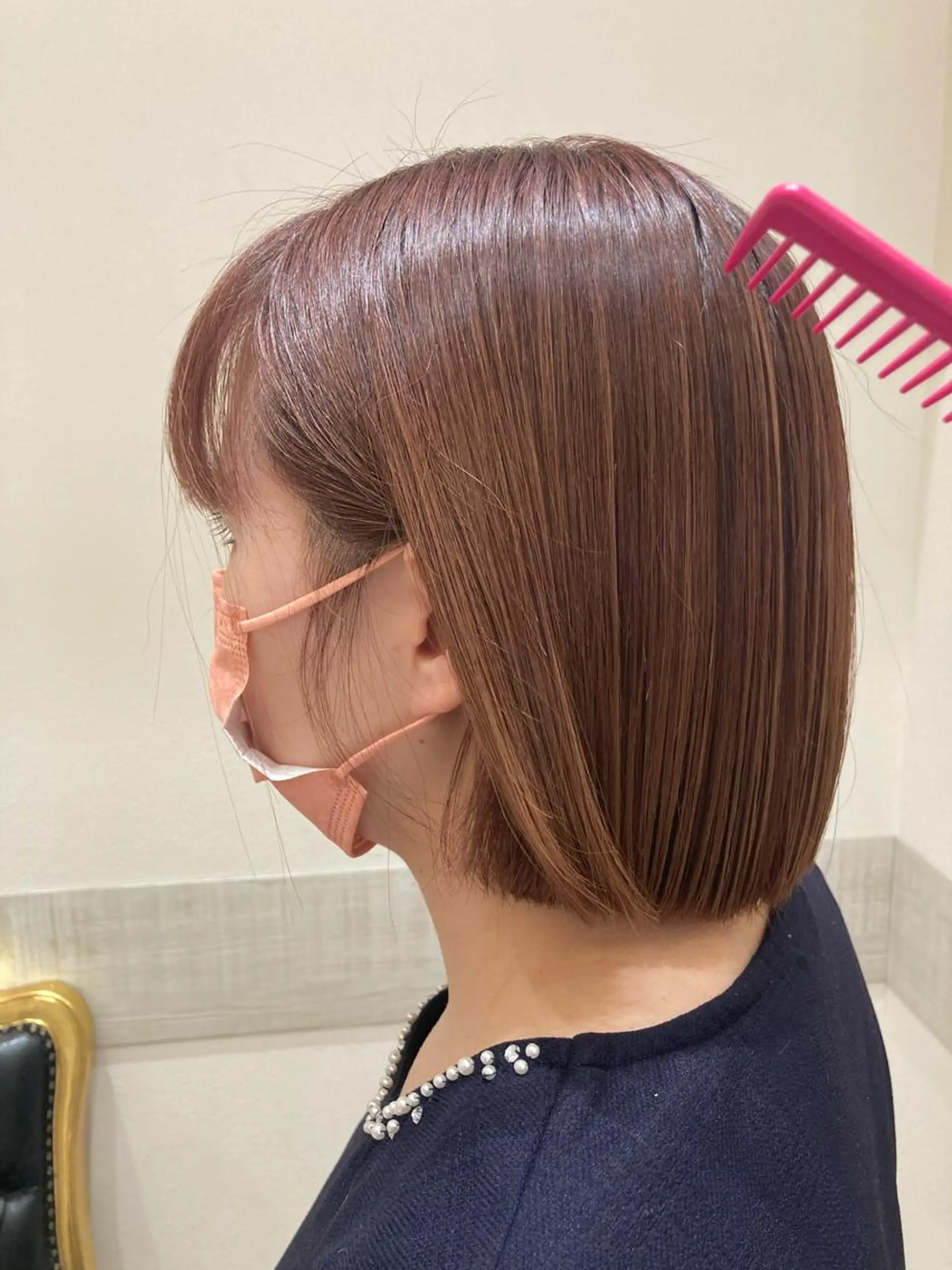 ショート ボブ 佐藤 睦月のヘアスタイル