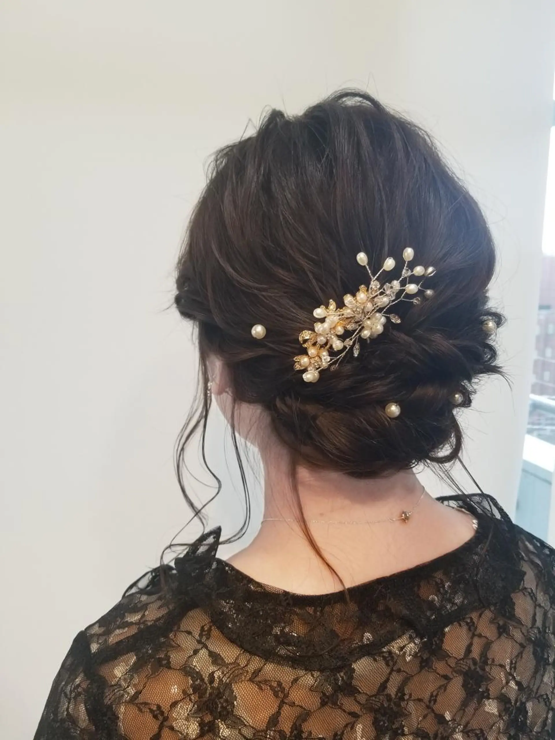 ミディアム ヘアアレンジ salowin渋谷kitaya park前所属・RIKA韓国ヘア/く びれヘア/上品カラーのヘアスタイル