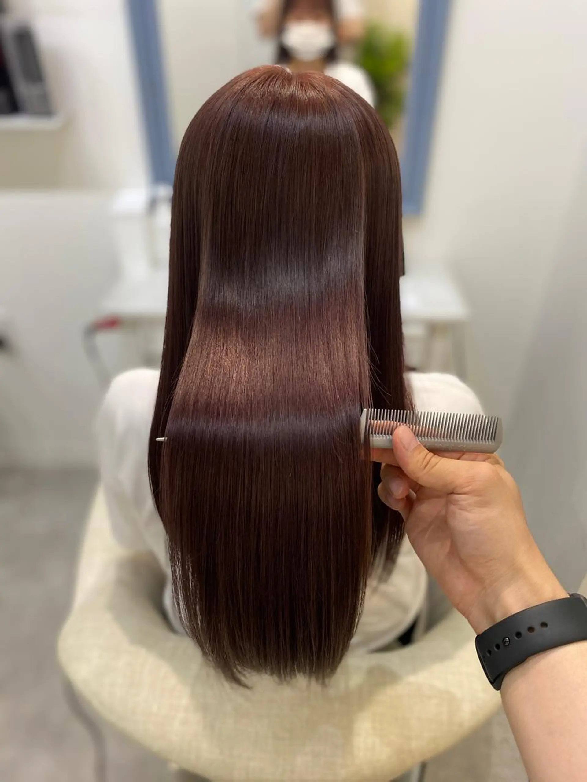 ロング カラー イルミナカラー 髪質改善 トリートメント ✨髪質改善が大好評✨ 美容室lic近藤✨のヘアスタイル