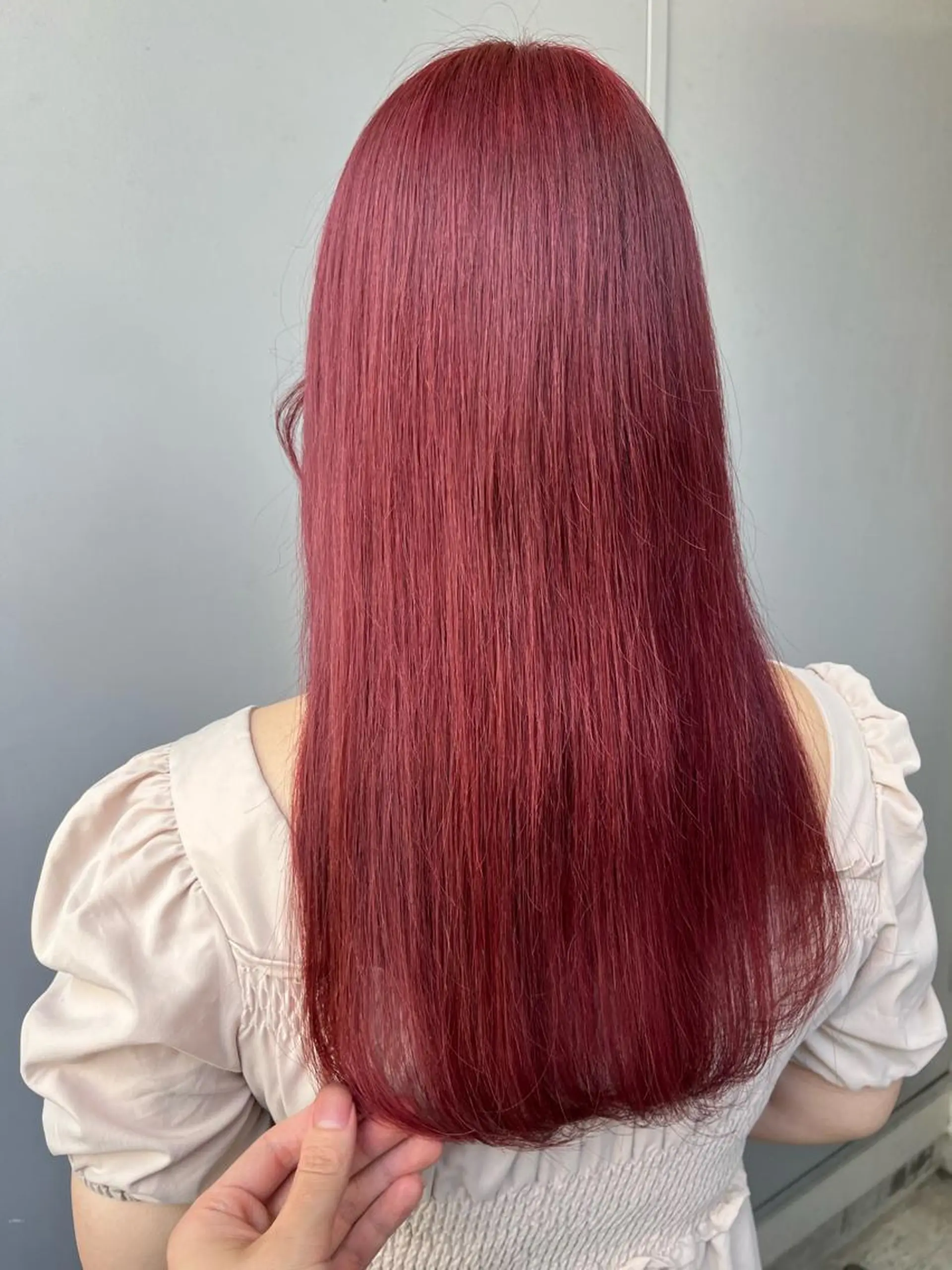 ロング ヘアカラー トリートメント ヘッドスパ ヘアセット I S所属・🌿透明感カラー 縮毛矯正✨かずきのヘアスタイル