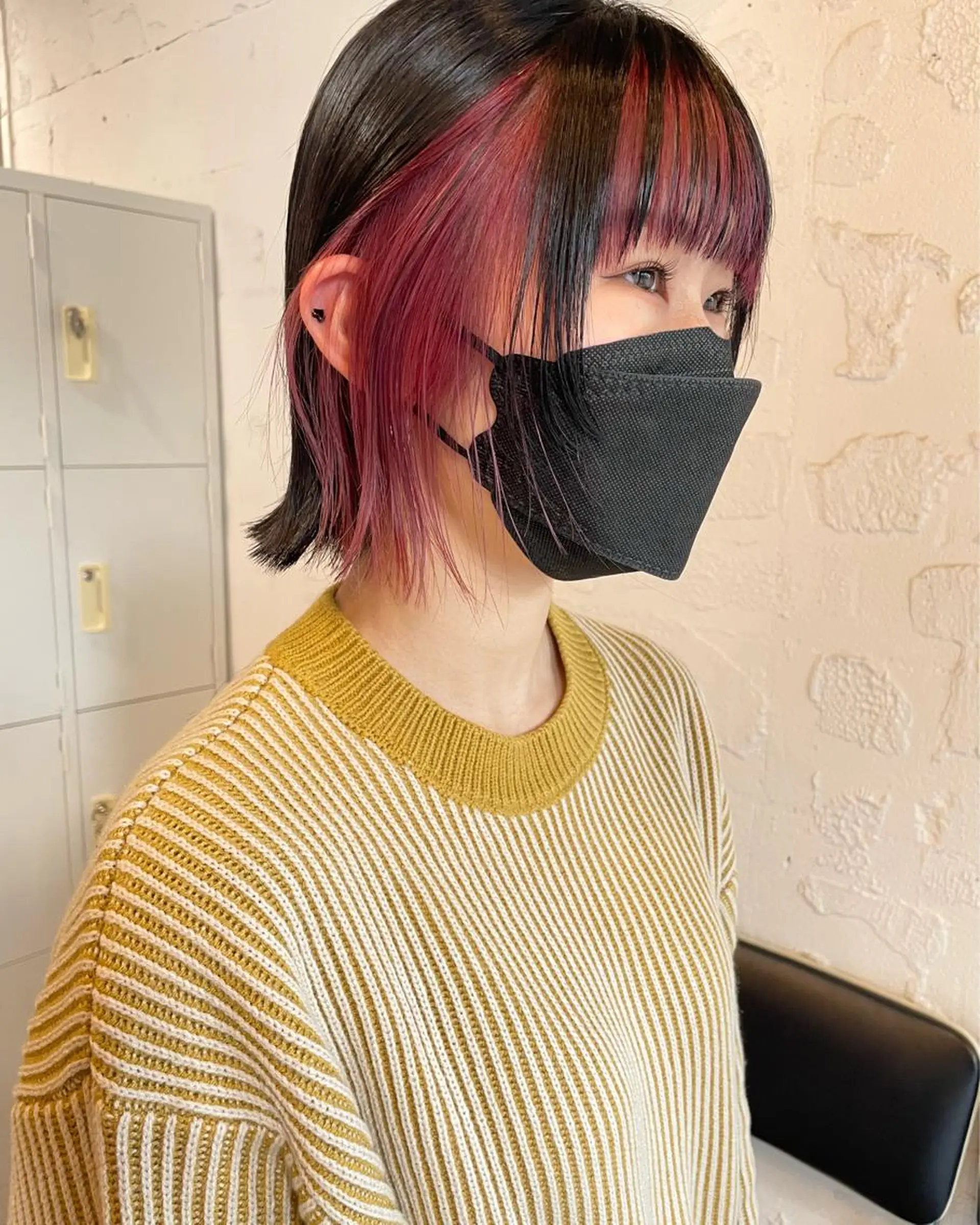 ショート カラー ヘアアレンジ satsuki ito/暖色、パーマのヘアスタイル