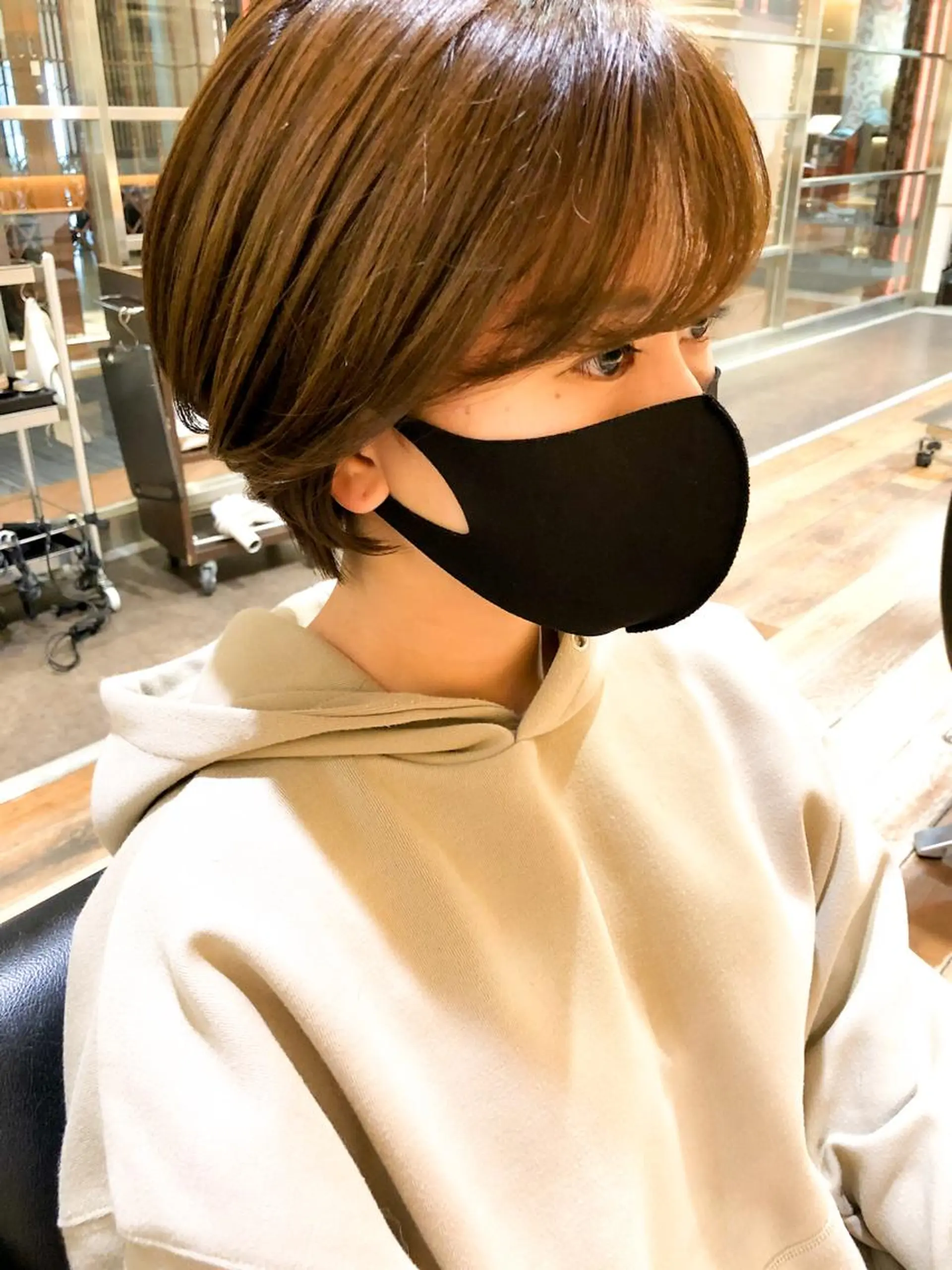 カラー ブラウンカラー ショートボブ /綾華のヘアスタイル