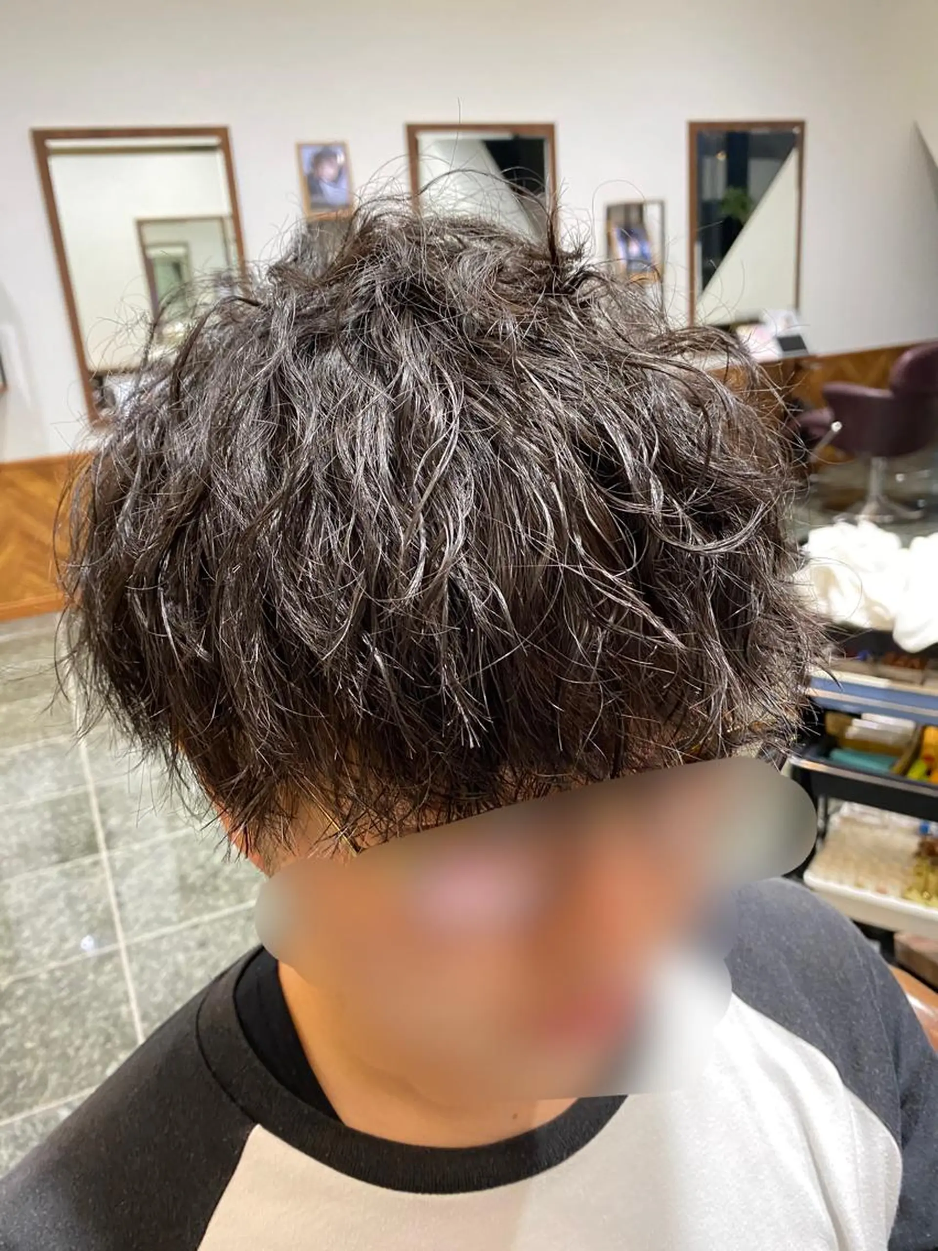 ショート メンズ メンズパーマ カット パーマ ラテ渋谷所属・【副店長/縮毛矯正】 小野沢駿弥のヘアスタイル