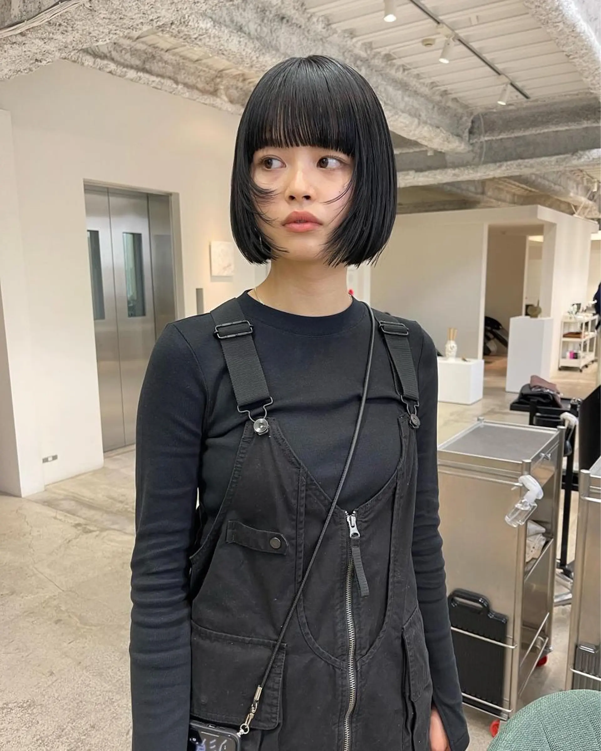 ショート カット パーマ oma　袮次金 鈴香のヘアスタイル