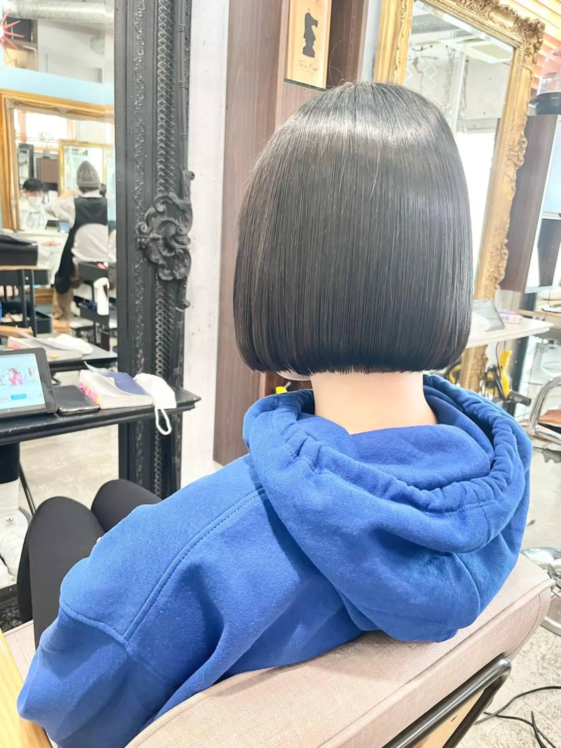 ショート ショートボブ ハンサムショート ボブ くびれヘア ハイライト カット トリートメント ショートボブ縮毛矯正 髪質改善のプロ山道潤のヘアスタイル