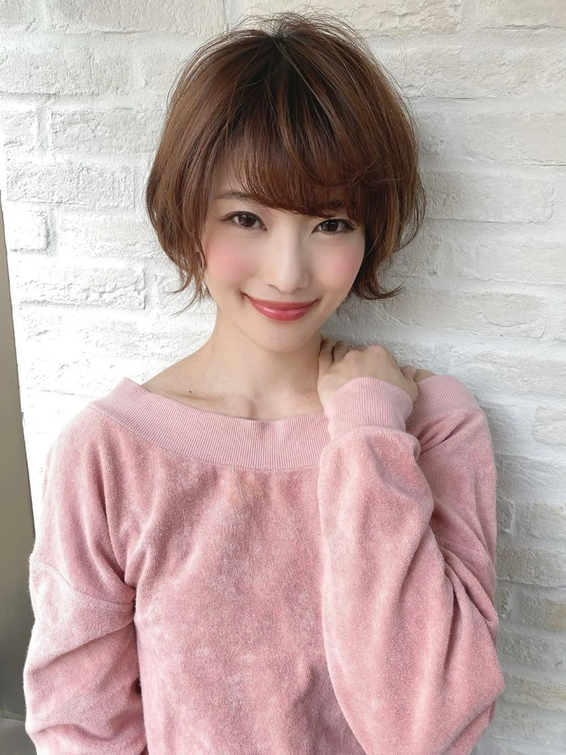 ショート ショートヘア ヘアリゾート粋　新宿三丁目本店所属・前地 麻衣のヘアスタイル