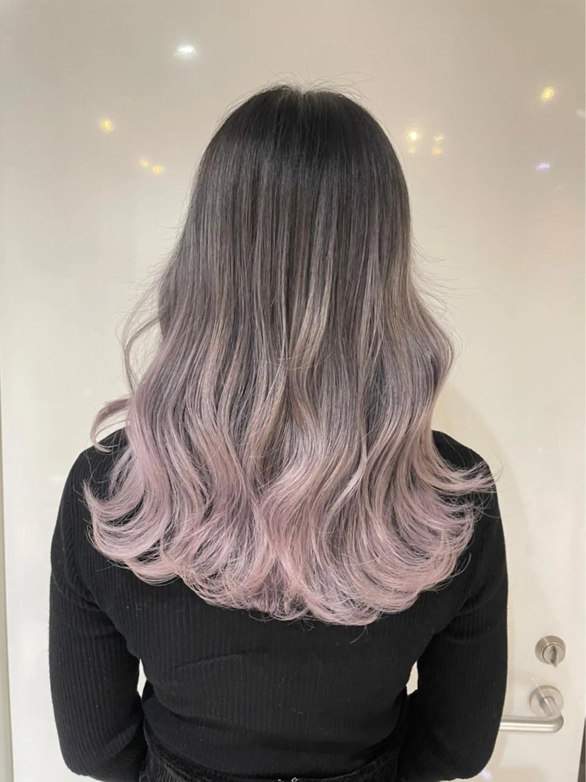 セミロング カラー ブリーチ ヘアカラー トリートメント 【公式】amble luxe池袋東口♻️のヘアスタイル