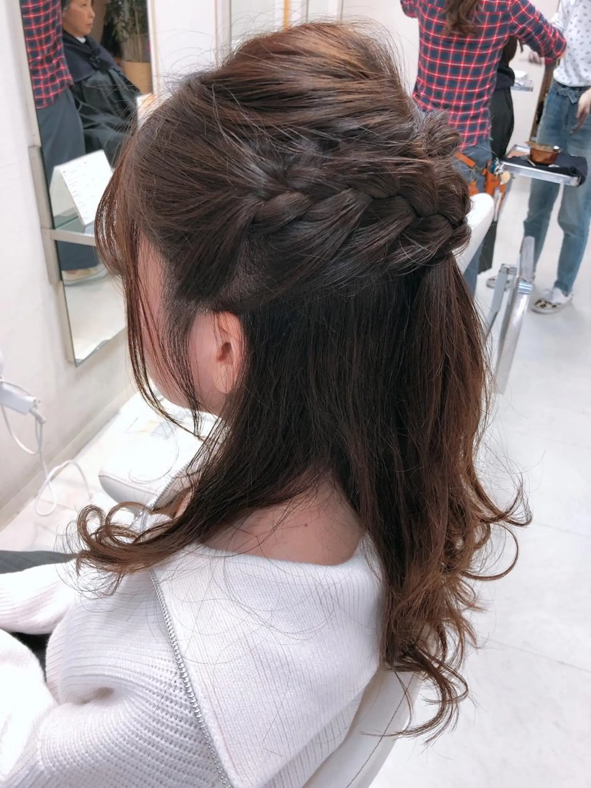 ミディアム ヘアアレンジ トリートメント 阿部 美咲のヘアスタイル